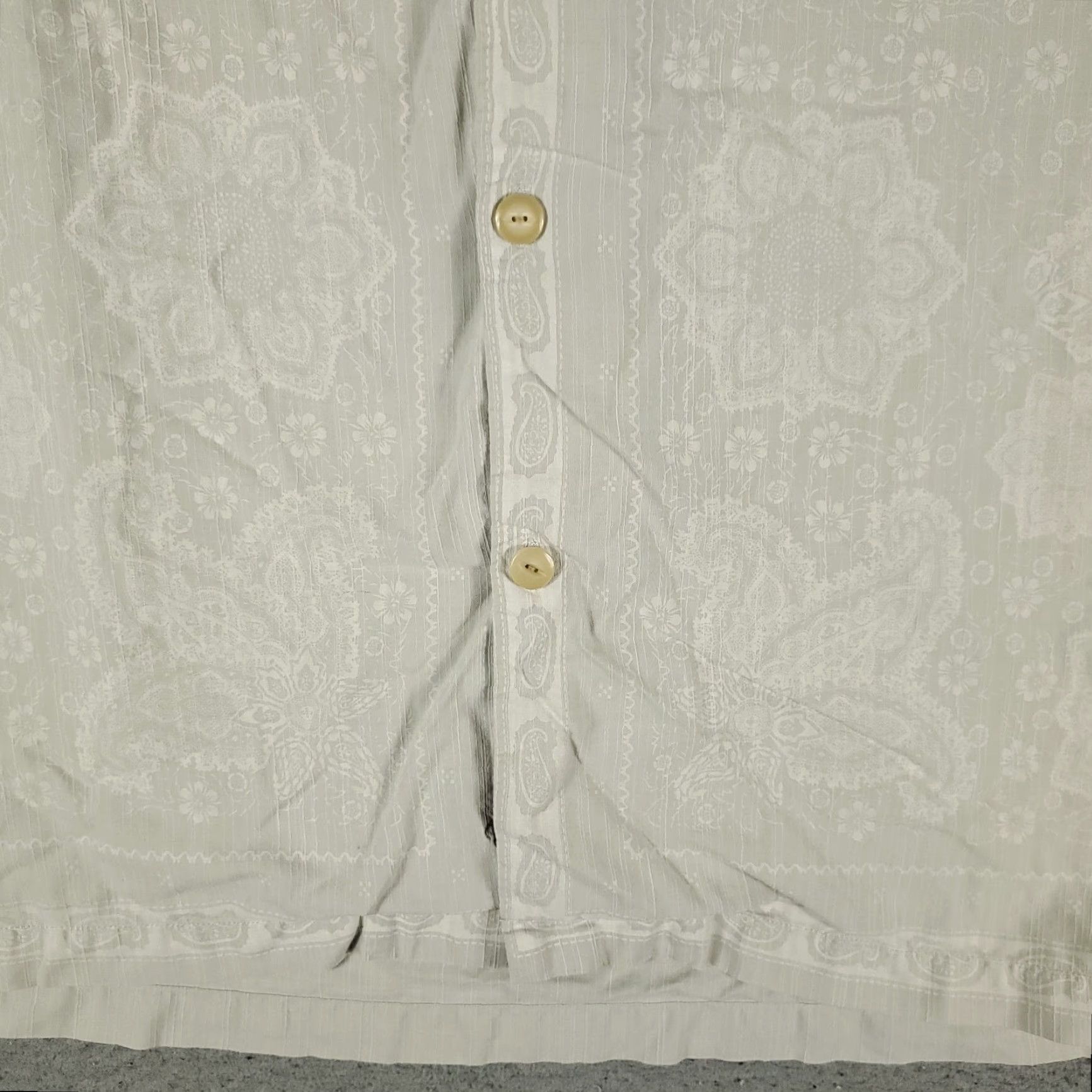 Tommy Bahama Tommy Bahama Button-Up Shirt Mens 2XL Beige Hawaiian Short Sleeve Aloha Casual Size US XXL / EU 58 / 5 - 3 Thumbnail