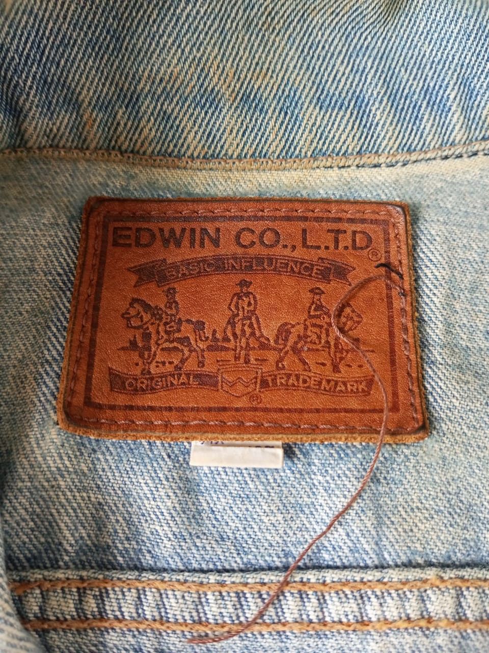 Edwin A05 Vintage Edwin Denim Trucker Jacket Size US L / EU 52-54 / 3 - 4 Thumbnail