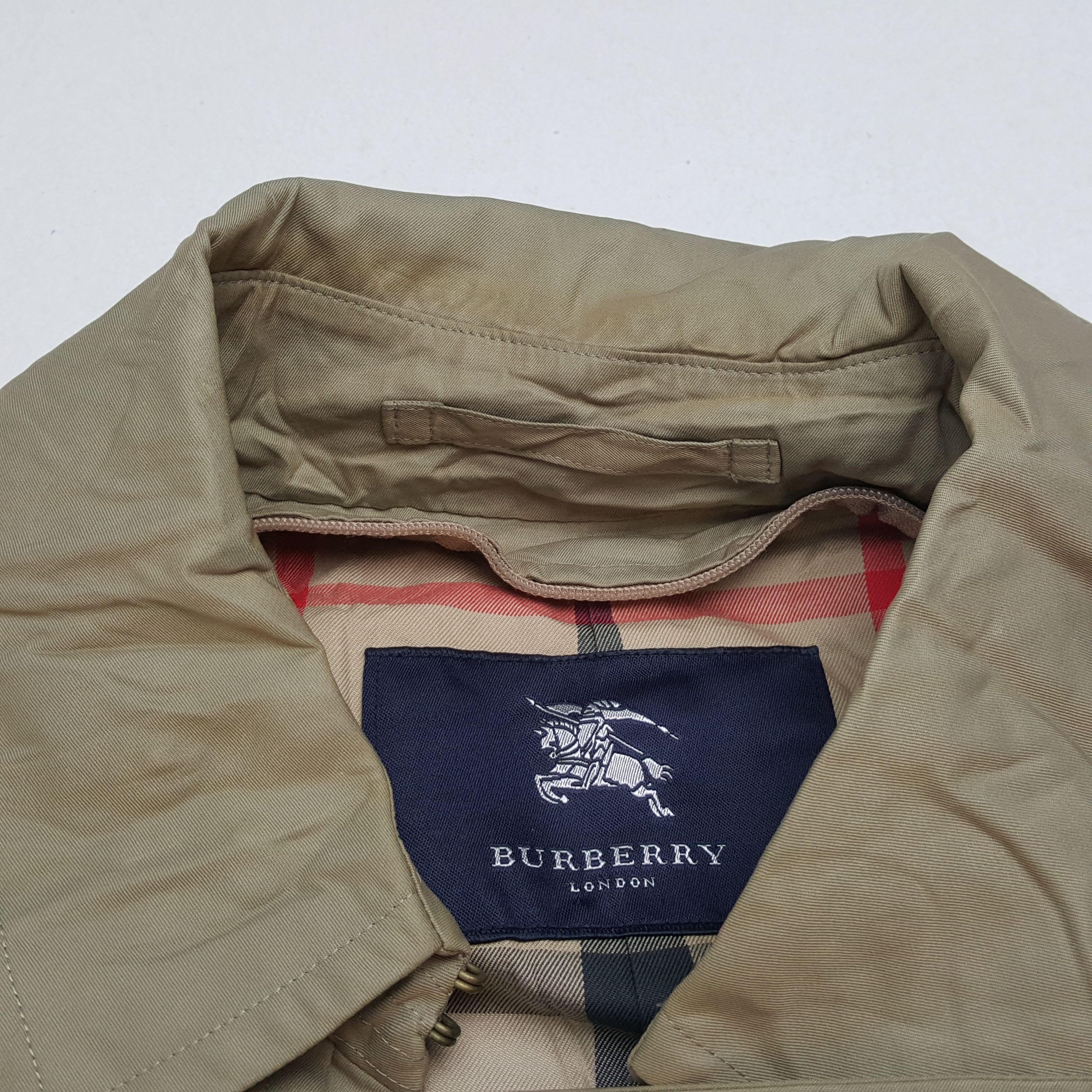 Burberry × Vintage BURBERRY LONDON Luxury Brand Trench Coat Jacket Size US M / EU 48-50 / 2 - 10 Thumbnail
