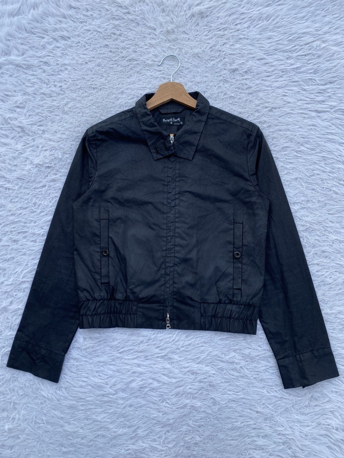 Margaret Howell Rare Vintage Margaret Howell Black Designs Women Jacket Size S / US 4 / IT 40 - 1 Thumbnail