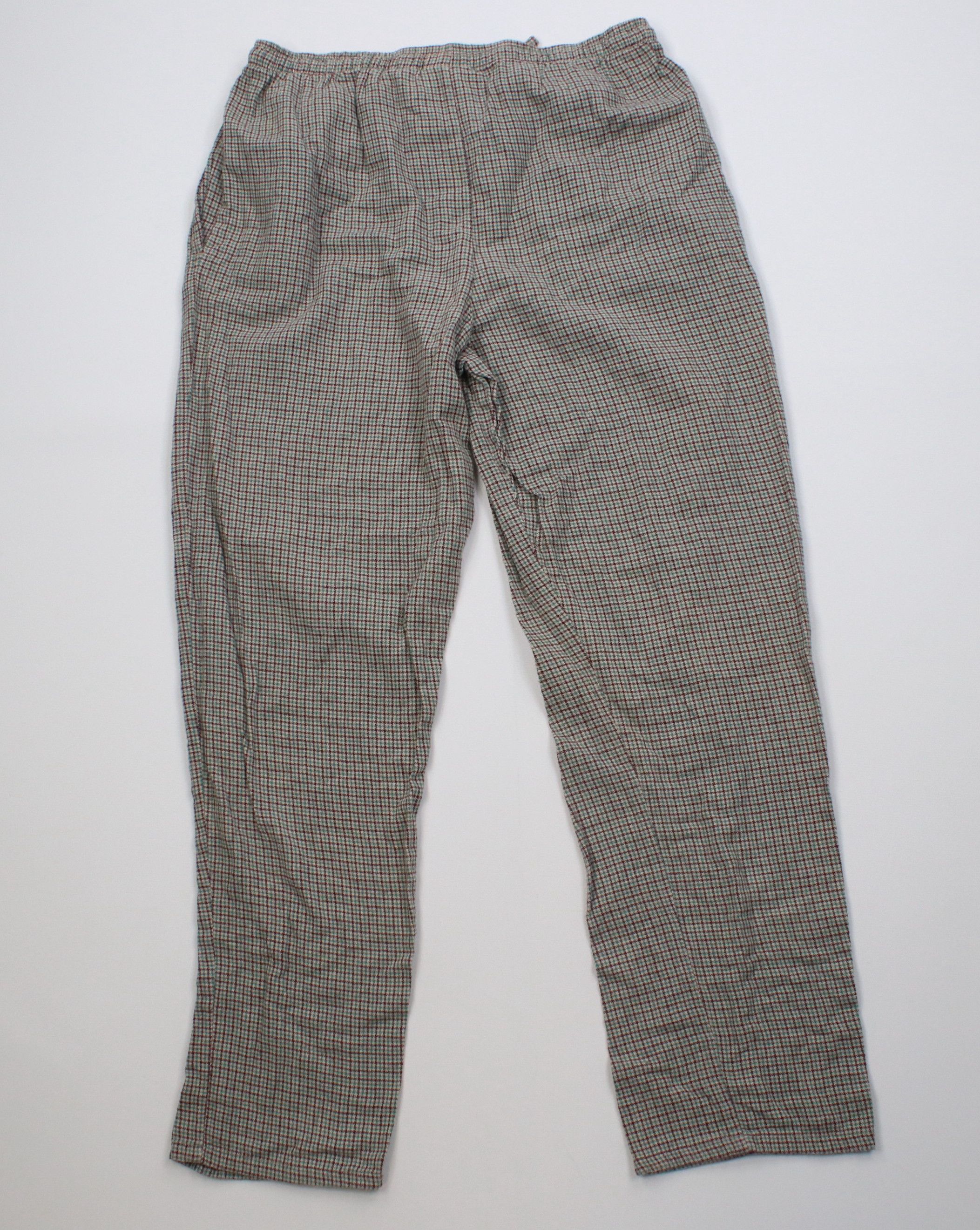 Vintage Vintage 90s Streetwear Houndstooth Flannel Pajamas Pants Size US 34 / EU 50 - 9 Thumbnail
