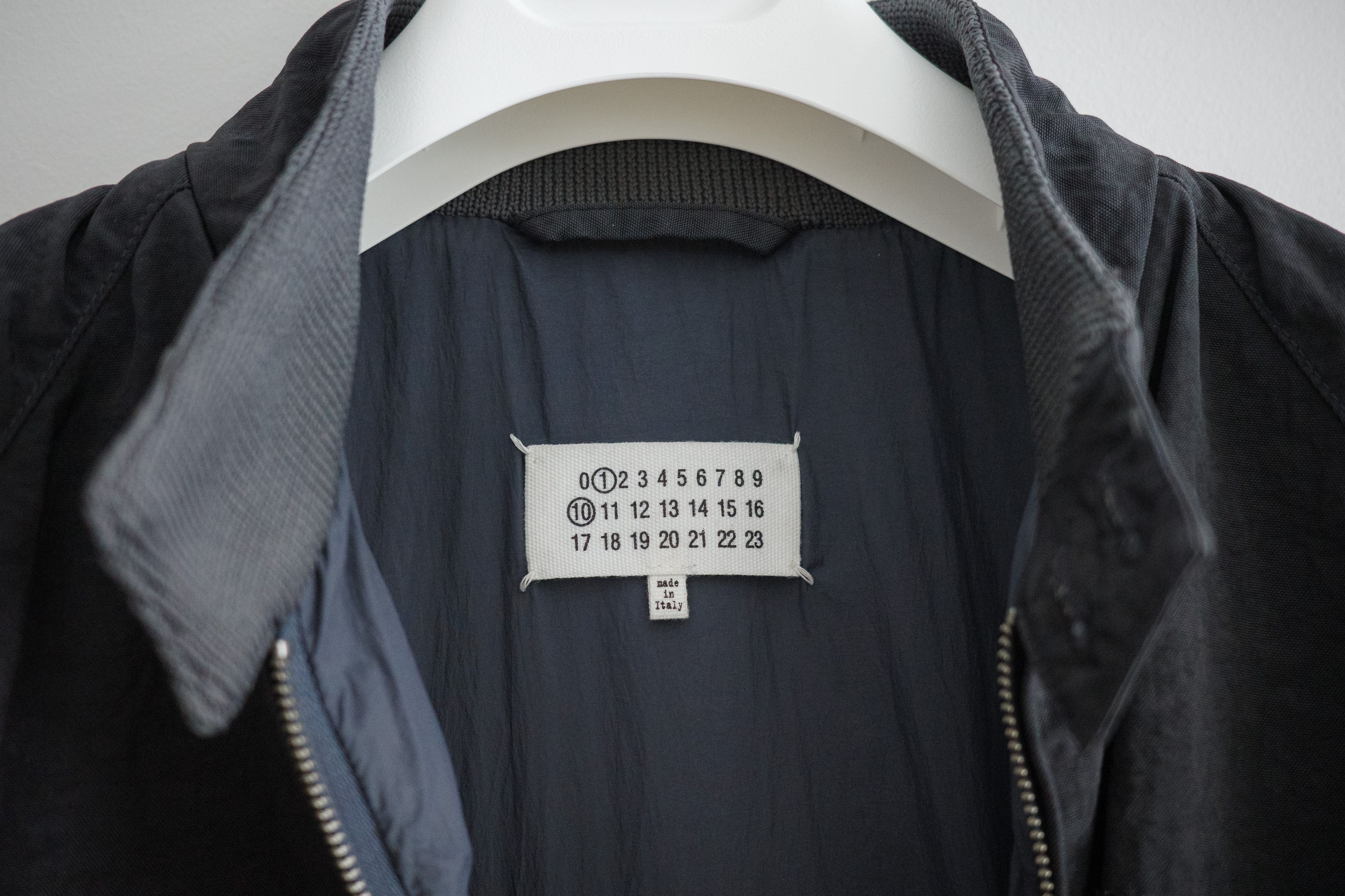 Maison Margiela MAISON MARGIELA Navy Stand Collar Bomber Jacket Size US L / EU 52-54 / 3 - 5 Thumbnail
