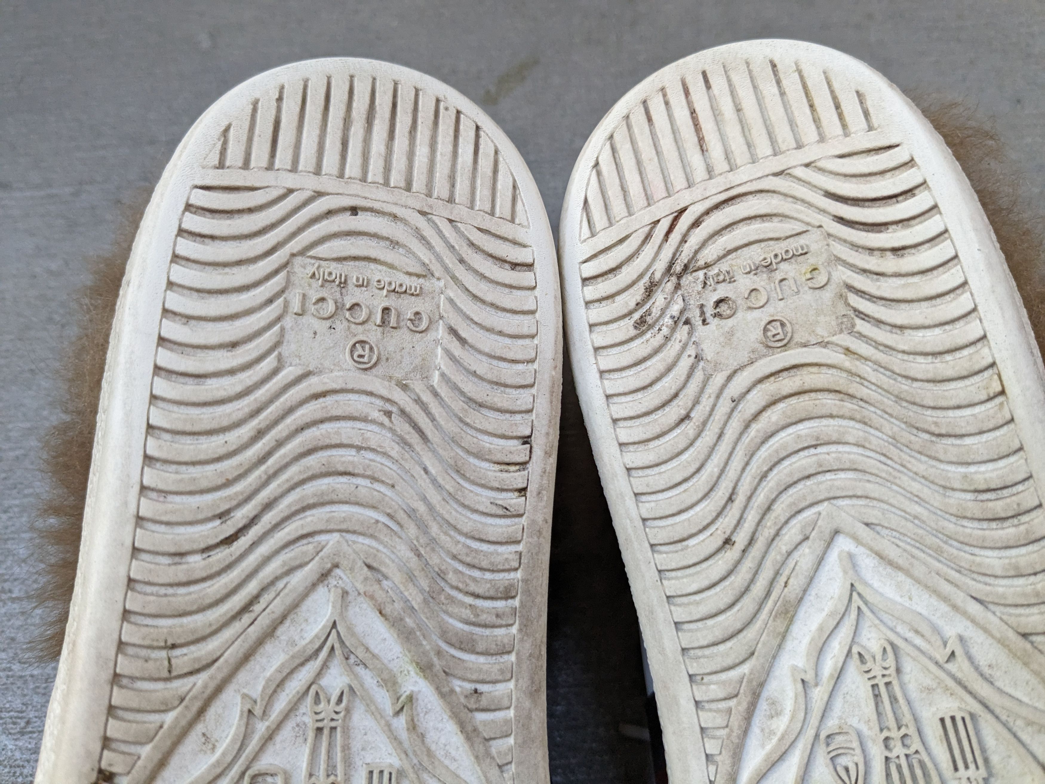 Gucci Women's Gucci Ace Sneakers Bee White 8 Low Top Fur Shearling Size US 8 / IT 38 - 16 Thumbnail