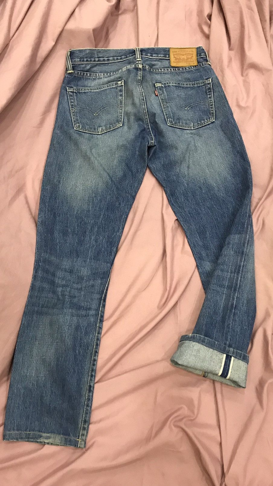 SELVEDGE LEVI's white oak cone mills denim 511 jeans
