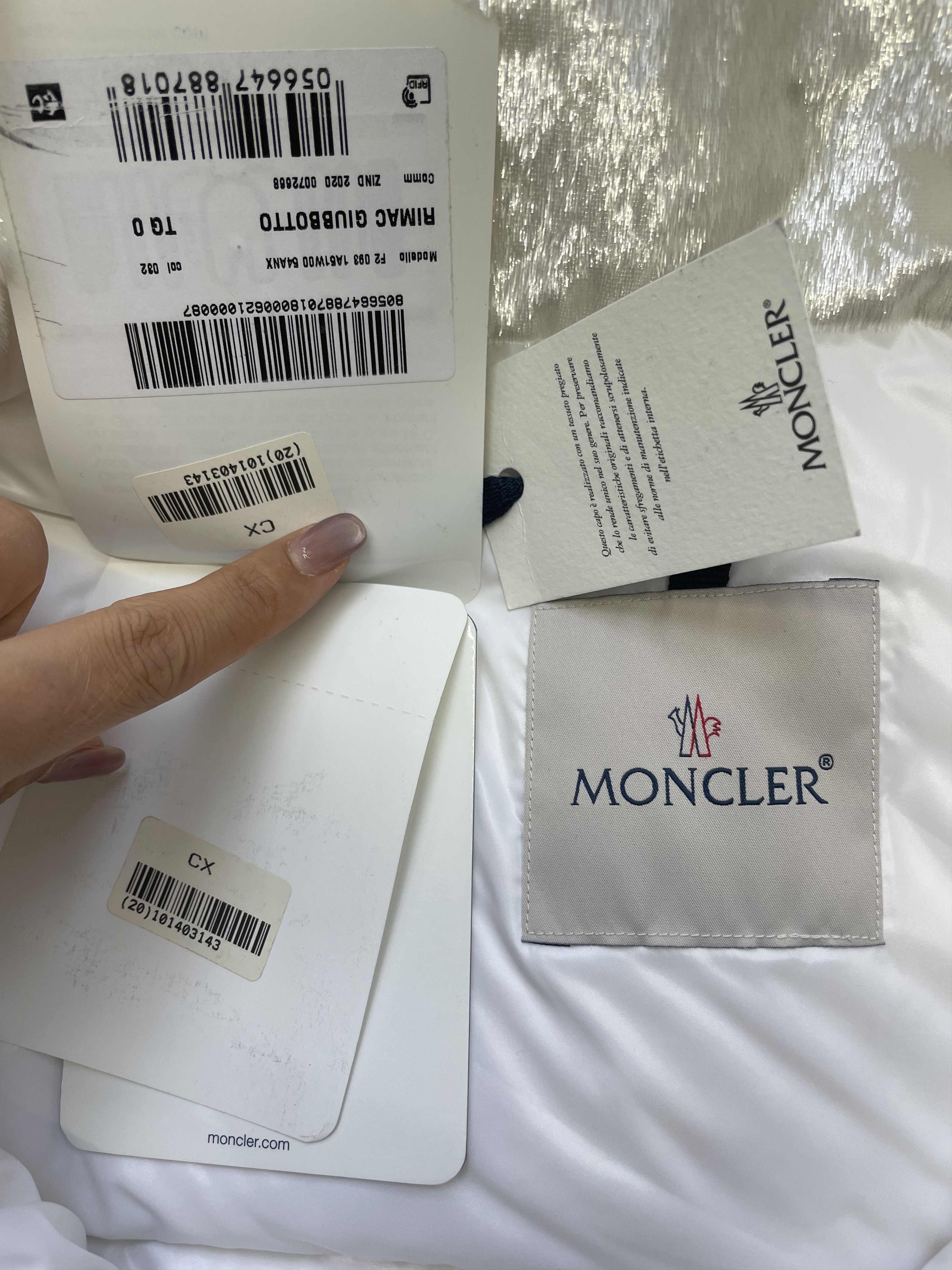 Moncler Moncler Rimac White Down Jacket Size XS / US 0-2 / IT 36-38 - 11 Thumbnail