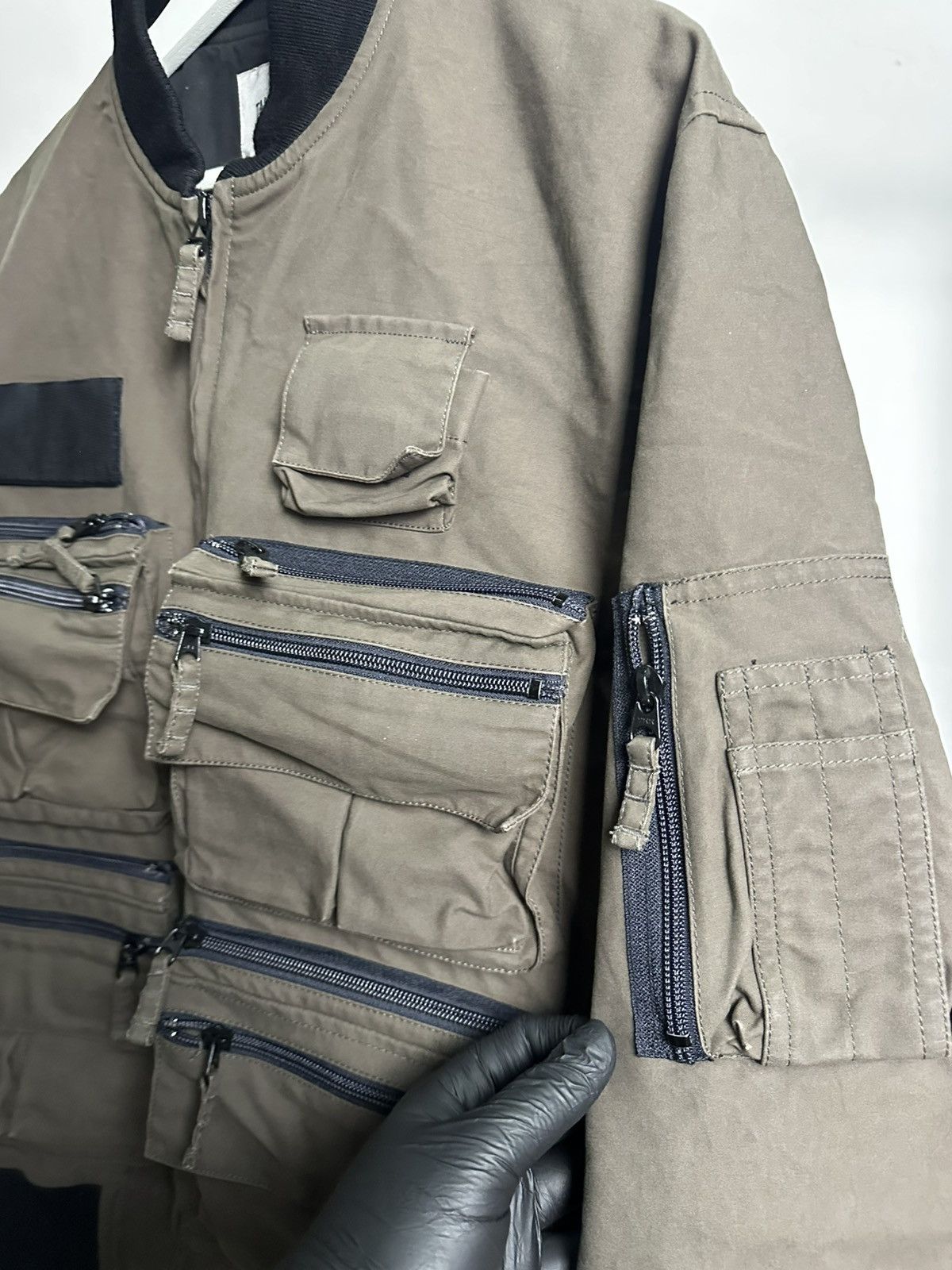 Takeo Kukichi Multi Pocket Bombers Jacket