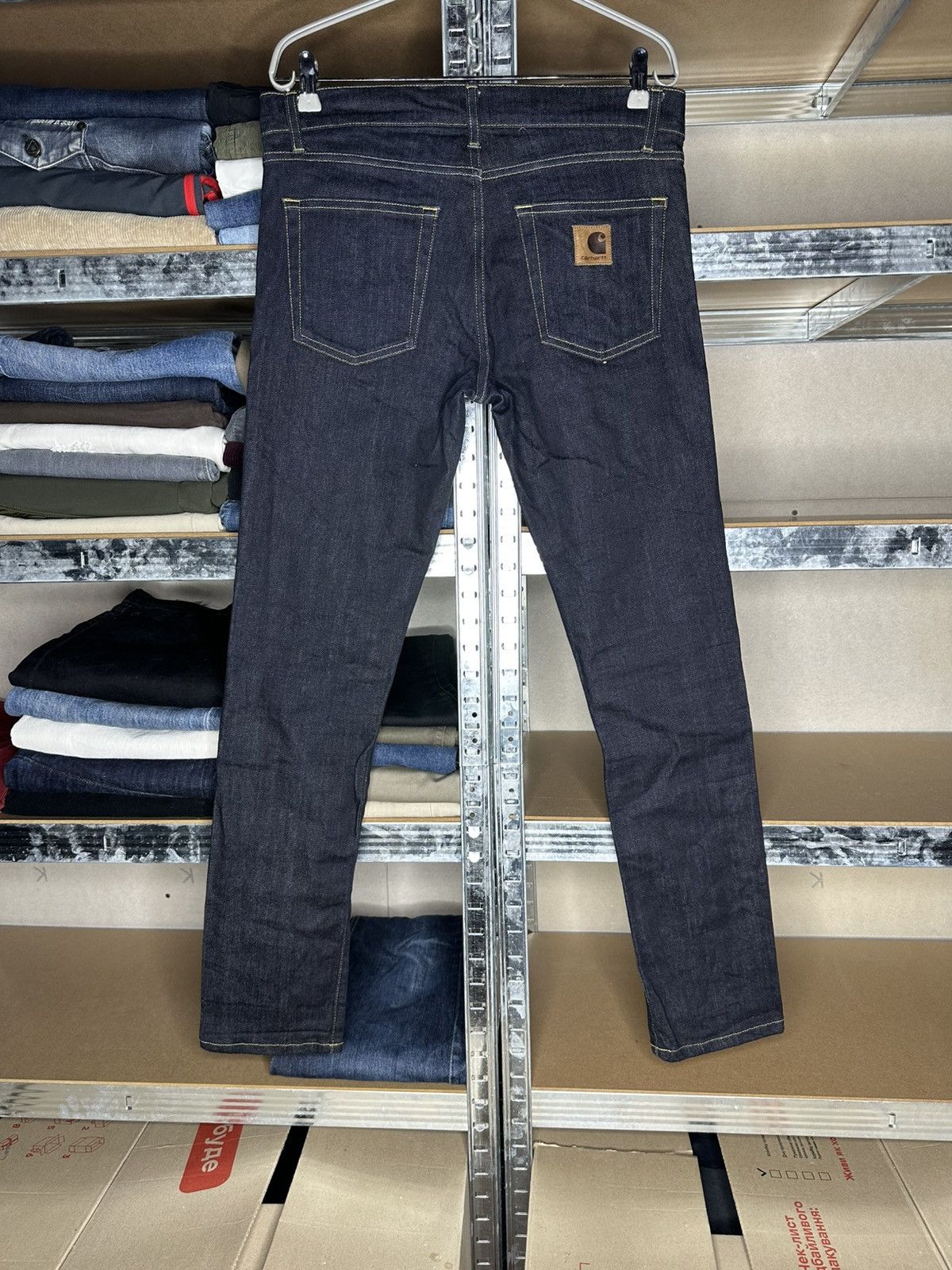 Carhartt Carhartt WIP Rebel Pant Jeans 32x32 Navy Denim Pants Size US 32 / EU 48 - 1 Thumbnail