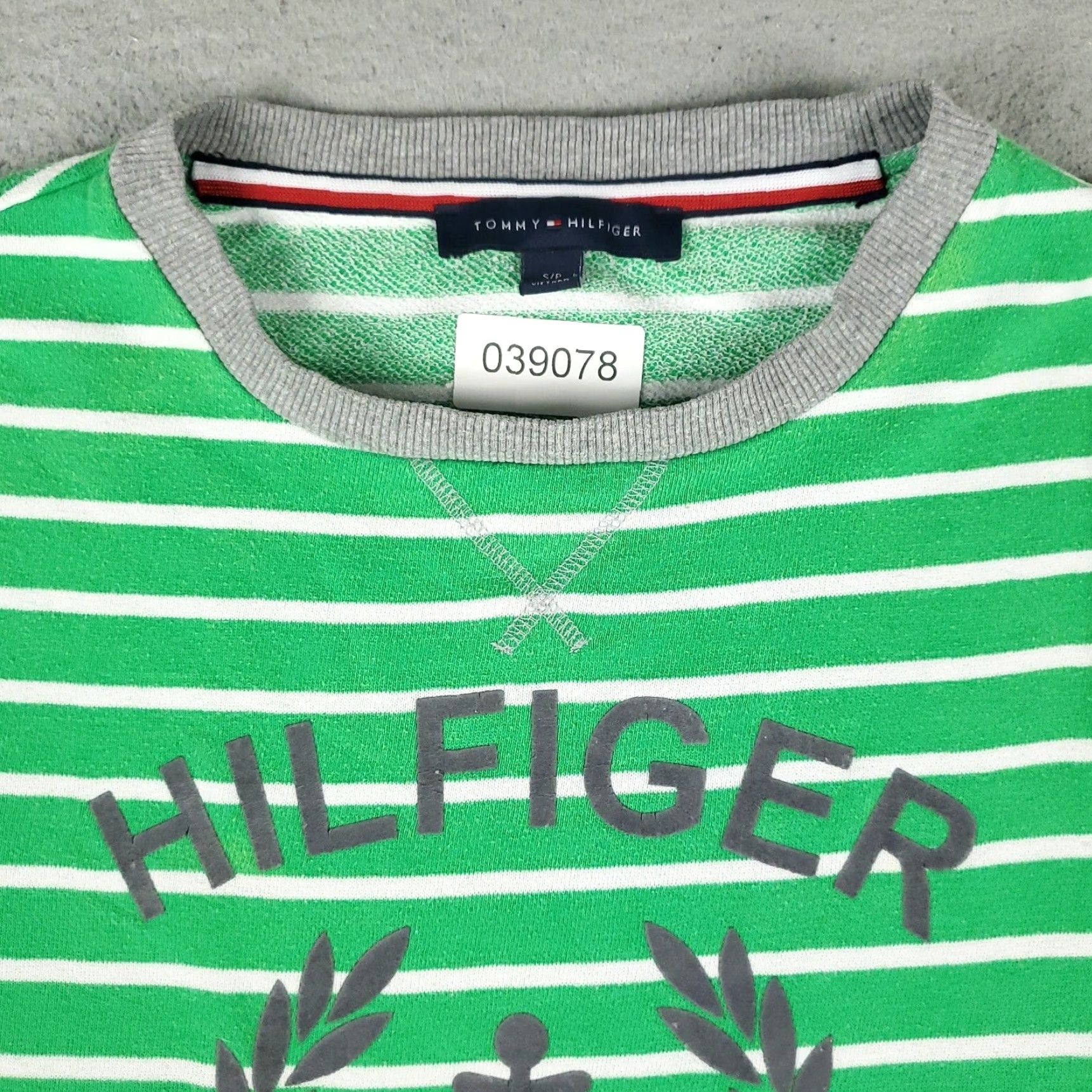 Tommy Hilfiger Tommy Hilfiger Shirt Dress Womens Small Green Striped Long Sleeve Pullover Size S / US 4 / IT 40 - 3 Thumbnail