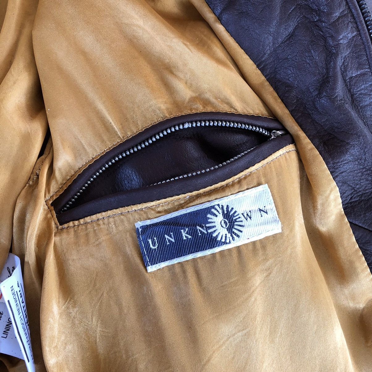 Vintage ECHTES LEDER Wool and Leather Jacket Size US M / EU 48-50 / 2 - 11 Thumbnail