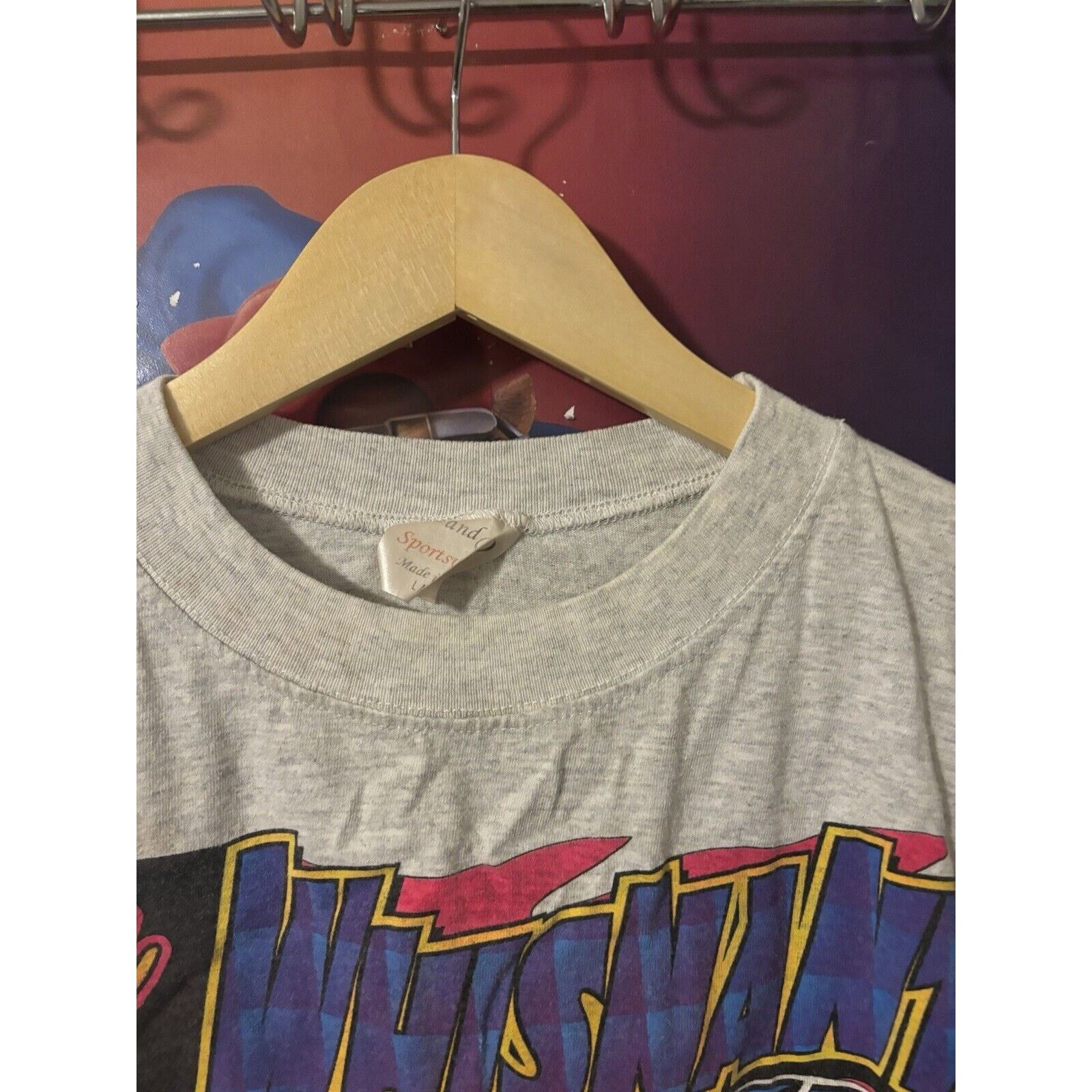 Other Vintage Dan Rocket Nascar Vintage Racing T-shirt grey size L Size US L / EU 52-54 / 3 - 9 Thumbnail