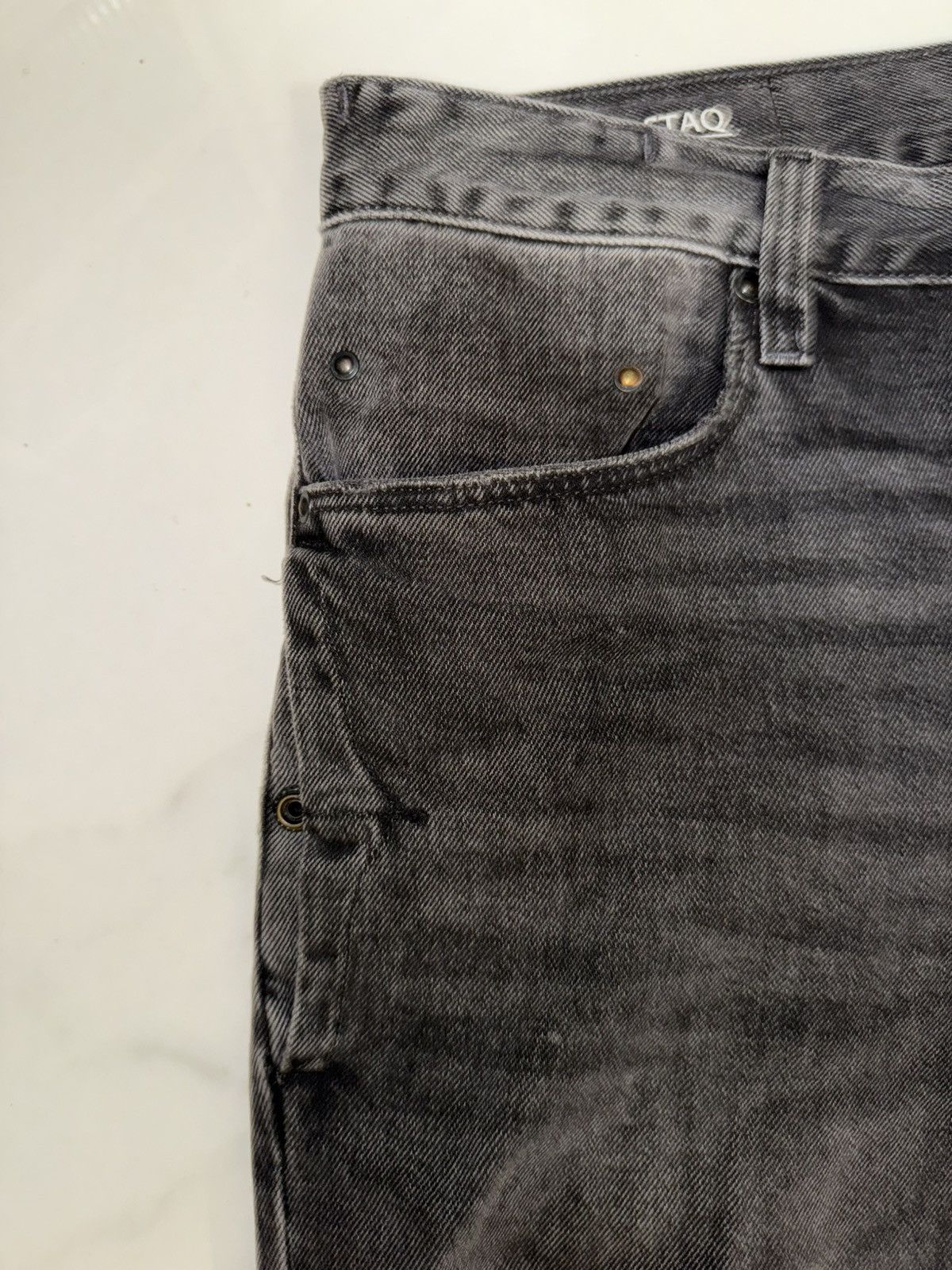 G-Star G Star Raw A-Staq Regular Tapered Jeans - Grey Size US 33 - 3 Thumbnail
