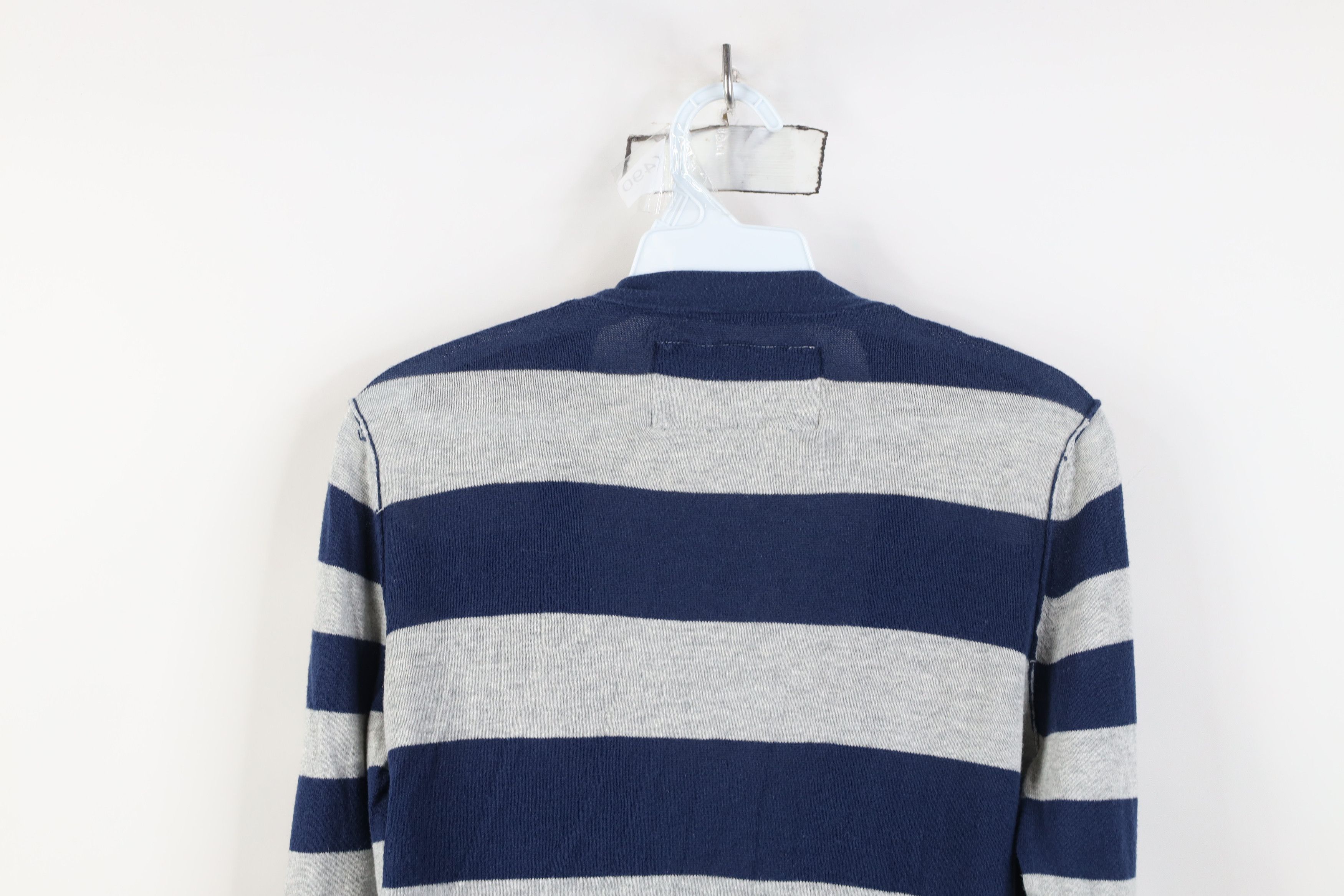 American Eagle Outfitters Vintage 90s Y2K American Eagle Striped Knit Cardigan Sweater Size S / US 4 / IT 40 - 12 Thumbnail