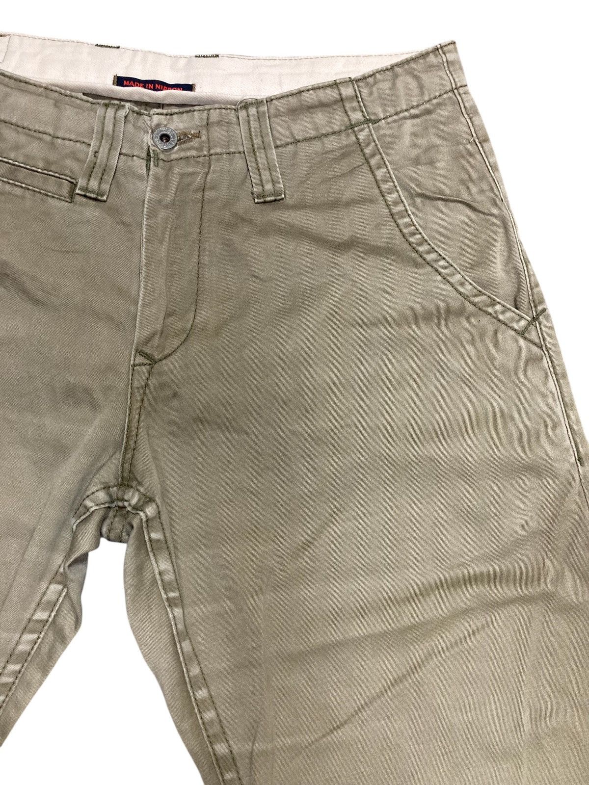 Kapital Reworked Blue Way Khaki Patchwork Pants Size US 32 / EU 48 - 3 Thumbnail