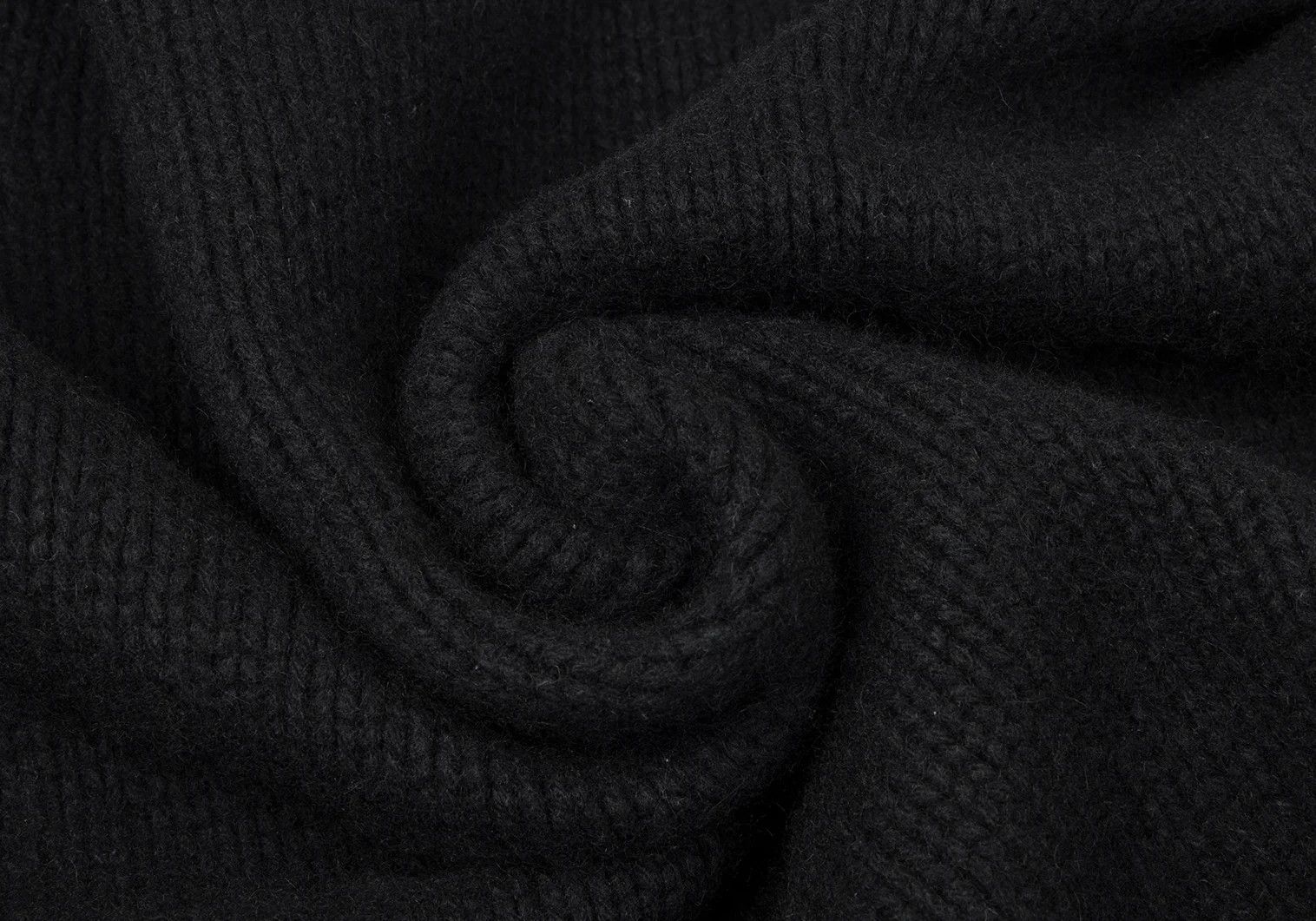 Comme des Garcons Homme Plus Wool Logo Print Knit Sweater in Black, Size M Size US M / EU 48-50 / 2 - 10 Thumbnail