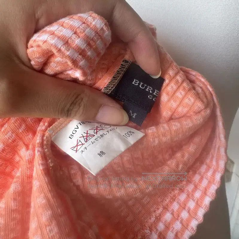 Burberry Burberry Orange Cotton Short Sleeve T-Shirt. Size M / US 6-8 / IT 42-44 - 6 Thumbnail