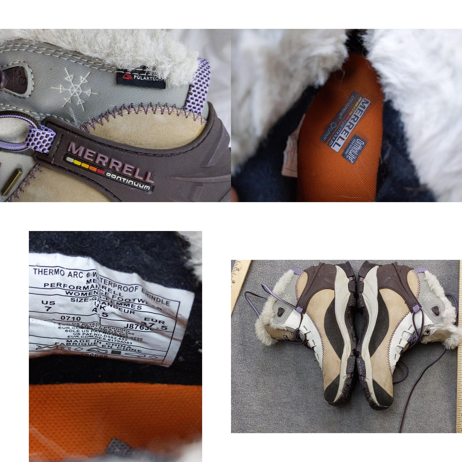 Merrell Merrell Thermo Arc 6 Boots Womens Size 7 37.5 Beige Suede Waterproof Winter Snow Boots Women Mens Girls Size US 7 / IT 37 - 8 Thumbnail