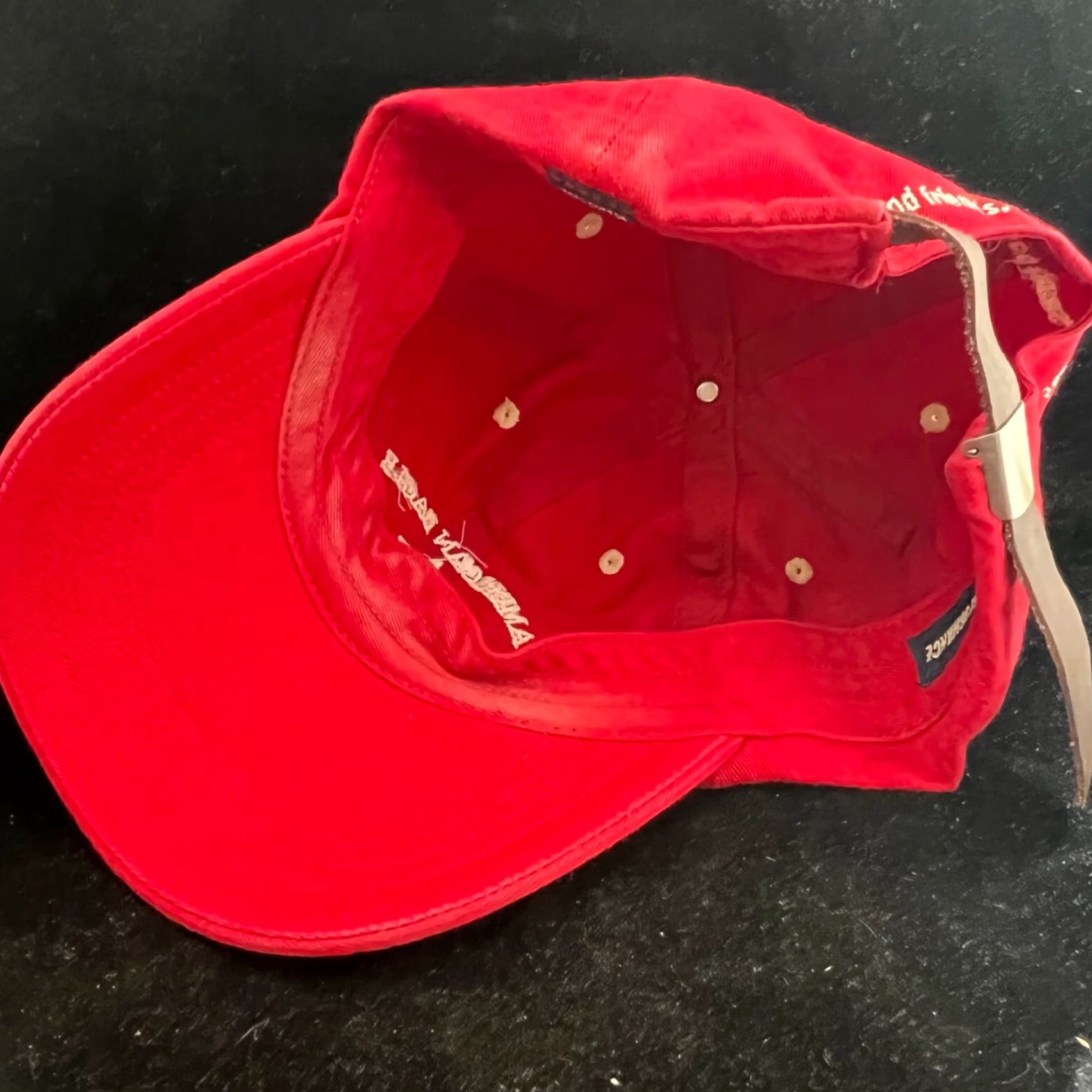 American Eagle Outfitters American Eagle Outfitters Hat Womens One Size Red Cotton Adjustable Baseball Cap American Womens Size ONE SIZE - 6 Thumbnail