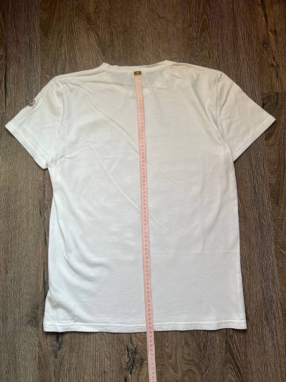 Moncler × Vintage Vintage Moncler 52 print short sleeve logo white t shirt Size US S / EU 44-46 / 1 - 9 Thumbnail
