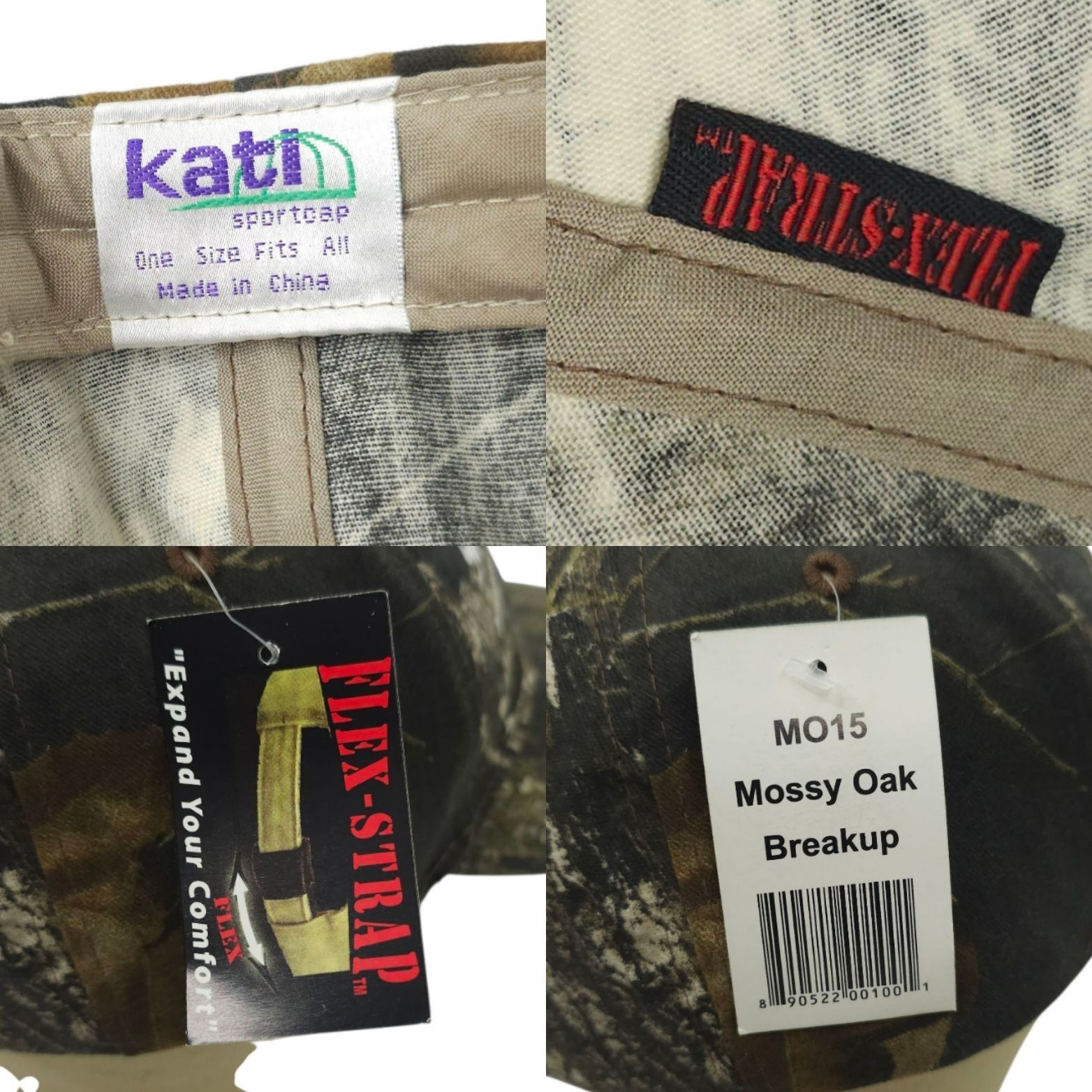 Other Mossy Oak Break Up Camo Flex Strap Cap Hat Sun Chemical Size ONE SIZE - 8 Thumbnail