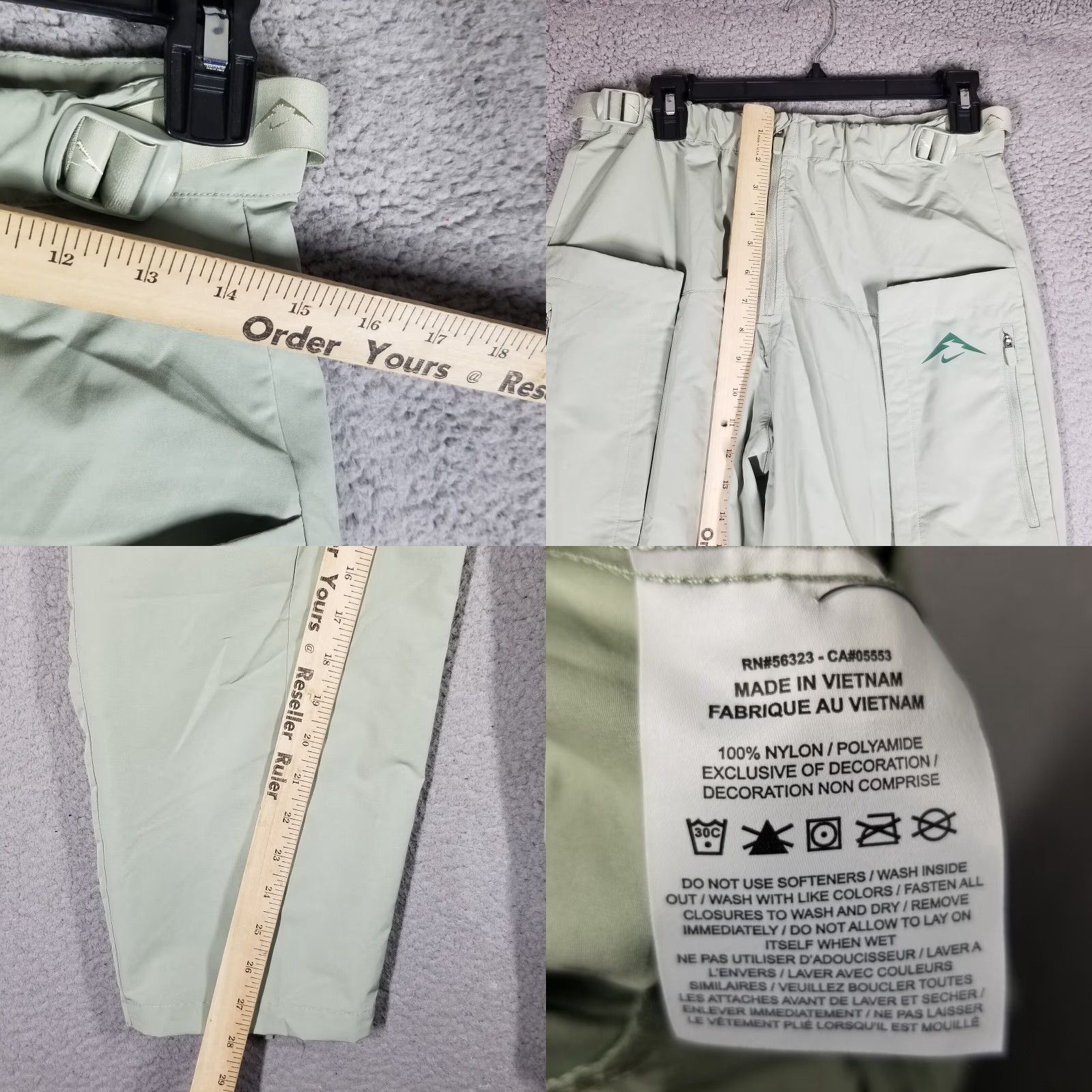 Nike Nike Women’s Trail Pants Tapered Fit Activewear Hiking Casual Green Size S NEW Size 28" / US 6 / IT 42 - 8 Thumbnail