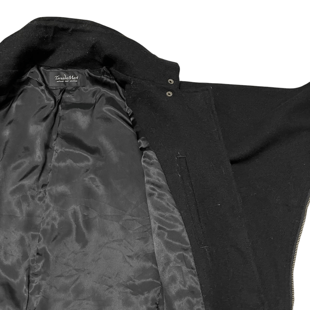 Tornado Mart Rick Owens Inspired Asymmetric Tornado Mart Wool Jacket Size US M / EU 48-50 / 2 - 8 Thumbnail