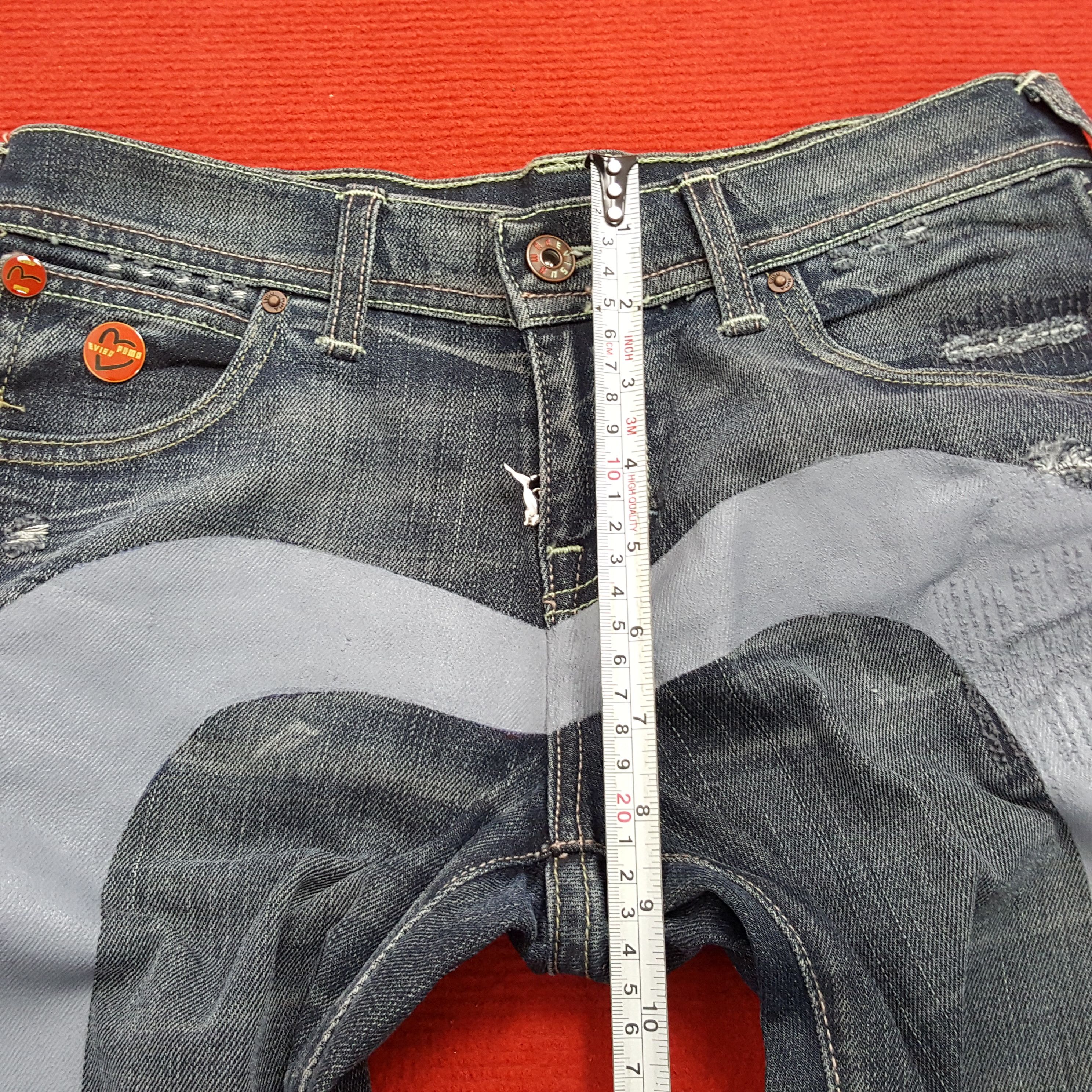 Evisu × Puma × Vintage Evisu X Puma Japanese Brand Custom Daicock Style Jeans Size 30" / US 8 / IT 44 - 8 Thumbnail