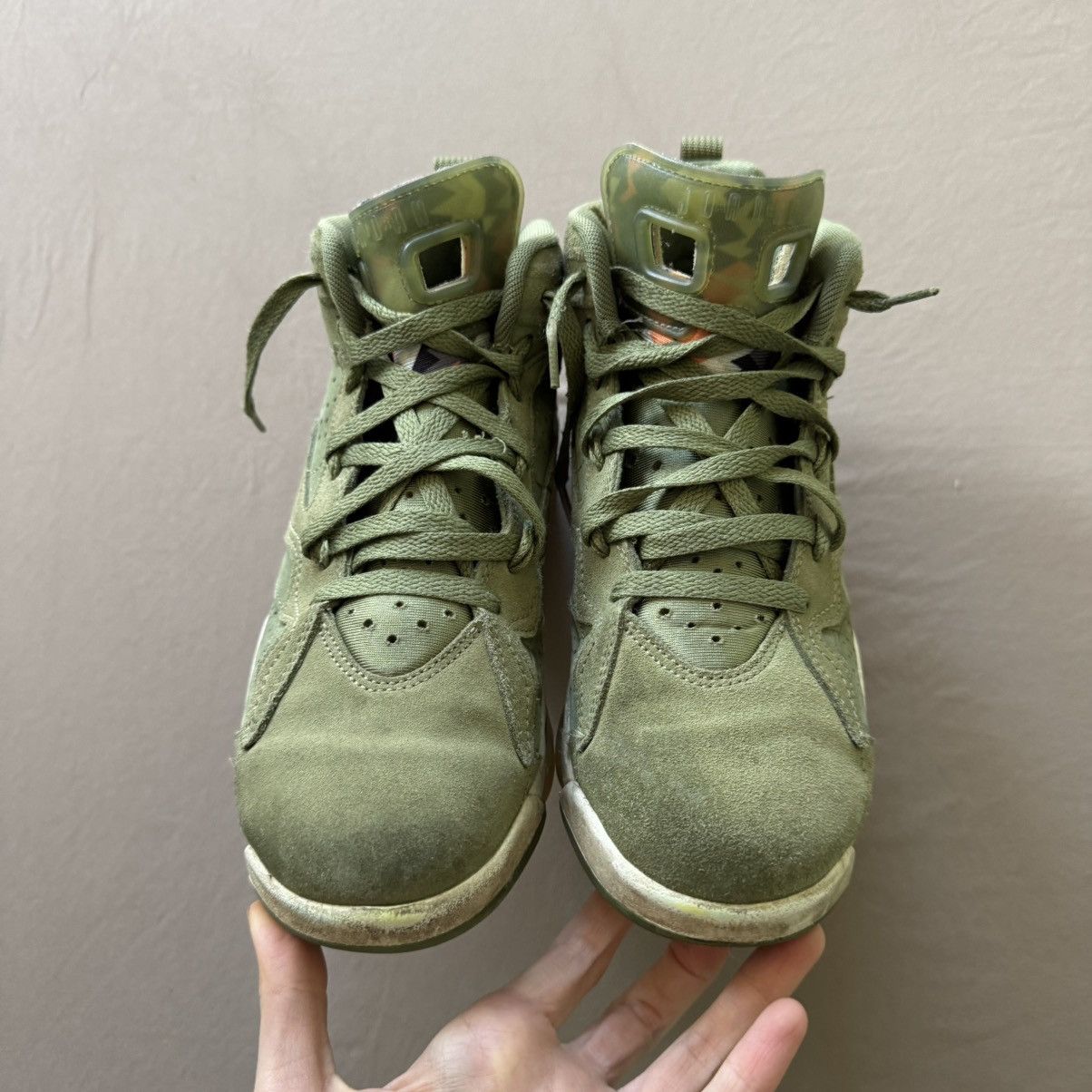 Jordan Brand Nike Jordan MVP ‘Sky J Light Olive' Sneakers Size US 7 / EU 40 - 5 Thumbnail