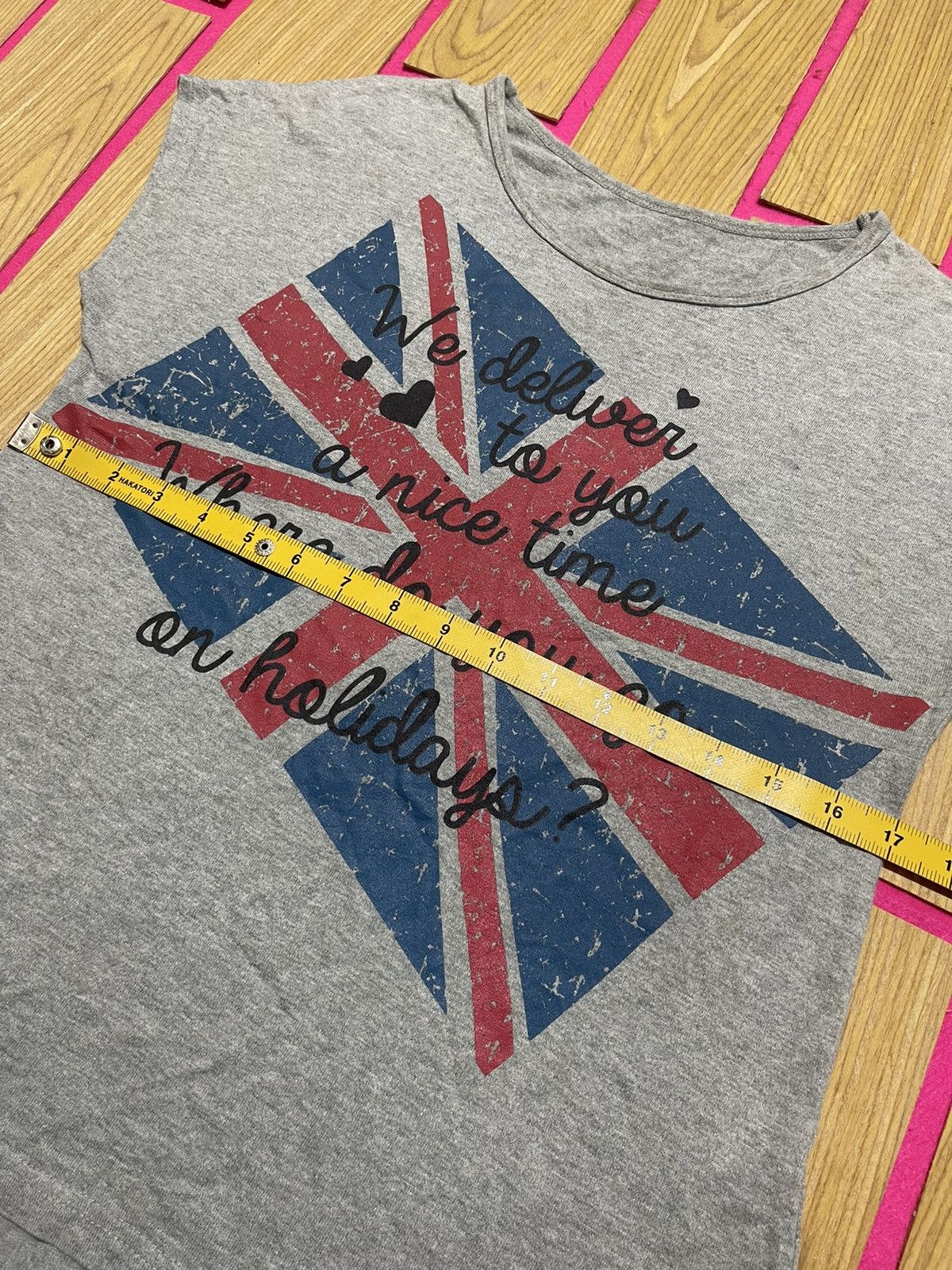 If Six Was Nine Y2K GITA COLLECTION short women tshirt big flag style Size M / US 6-8 / IT 42-44 - 8 Thumbnail