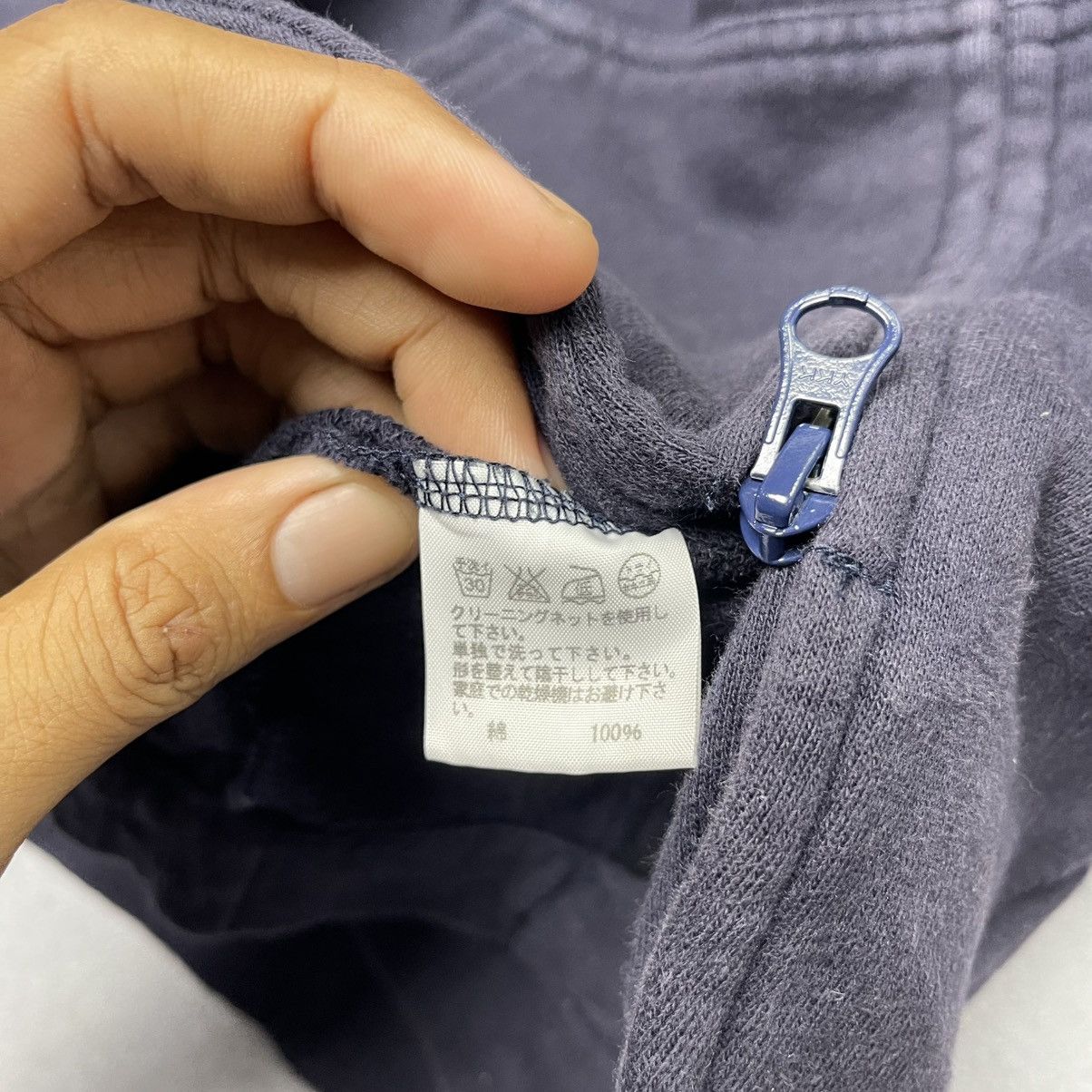 mercibeaucoup MerciBeaucoup Zip Hoodie – Navy Minimal Pocket Design Size M / US 6-8 / IT 42-44 - 11 Thumbnail