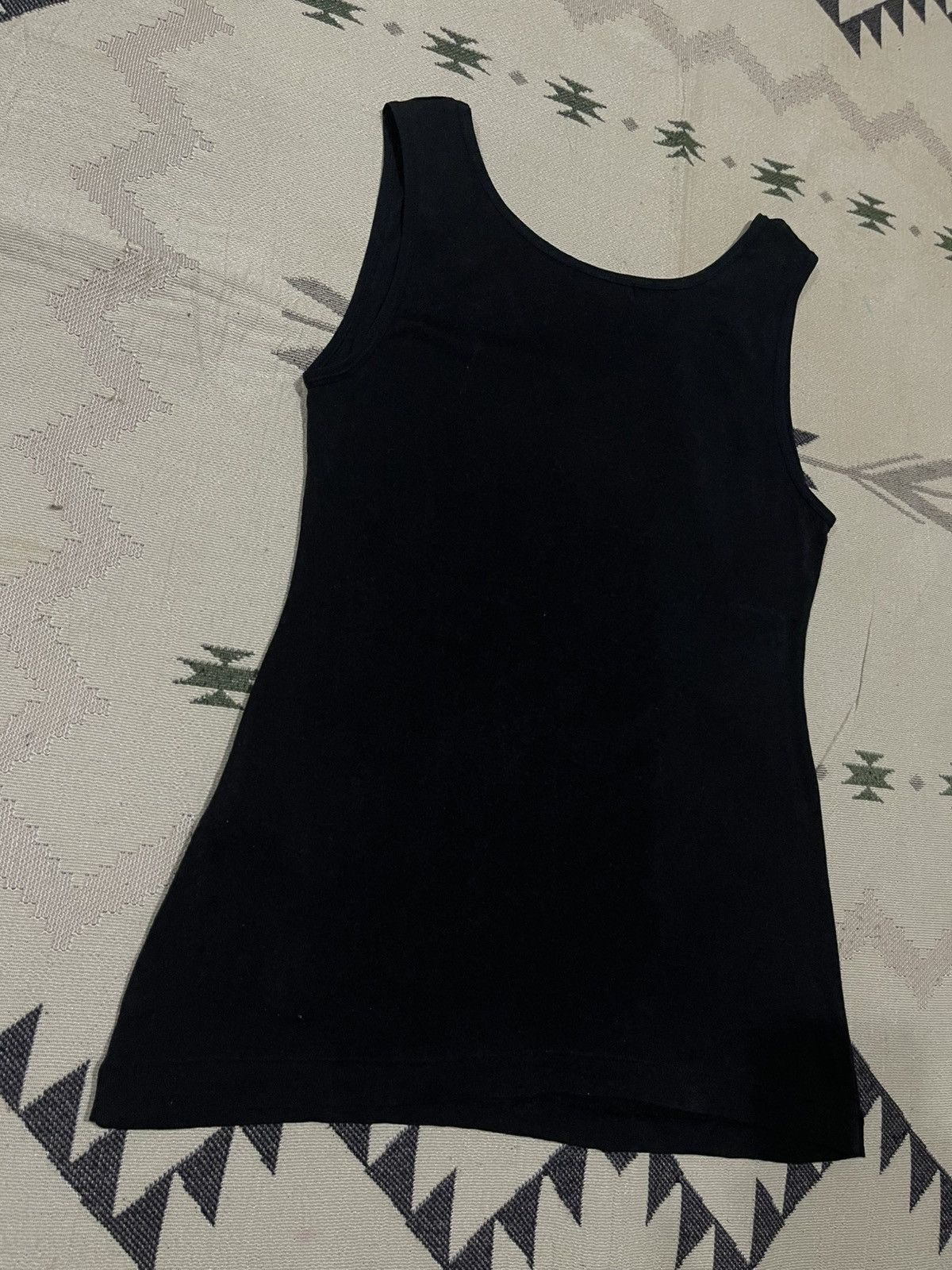Issey Miyake 1990s ISSEY MIYAKE V-NECK SLEEVELESS TANK TOP Size S / US 4 / IT 40 - 9 Thumbnail