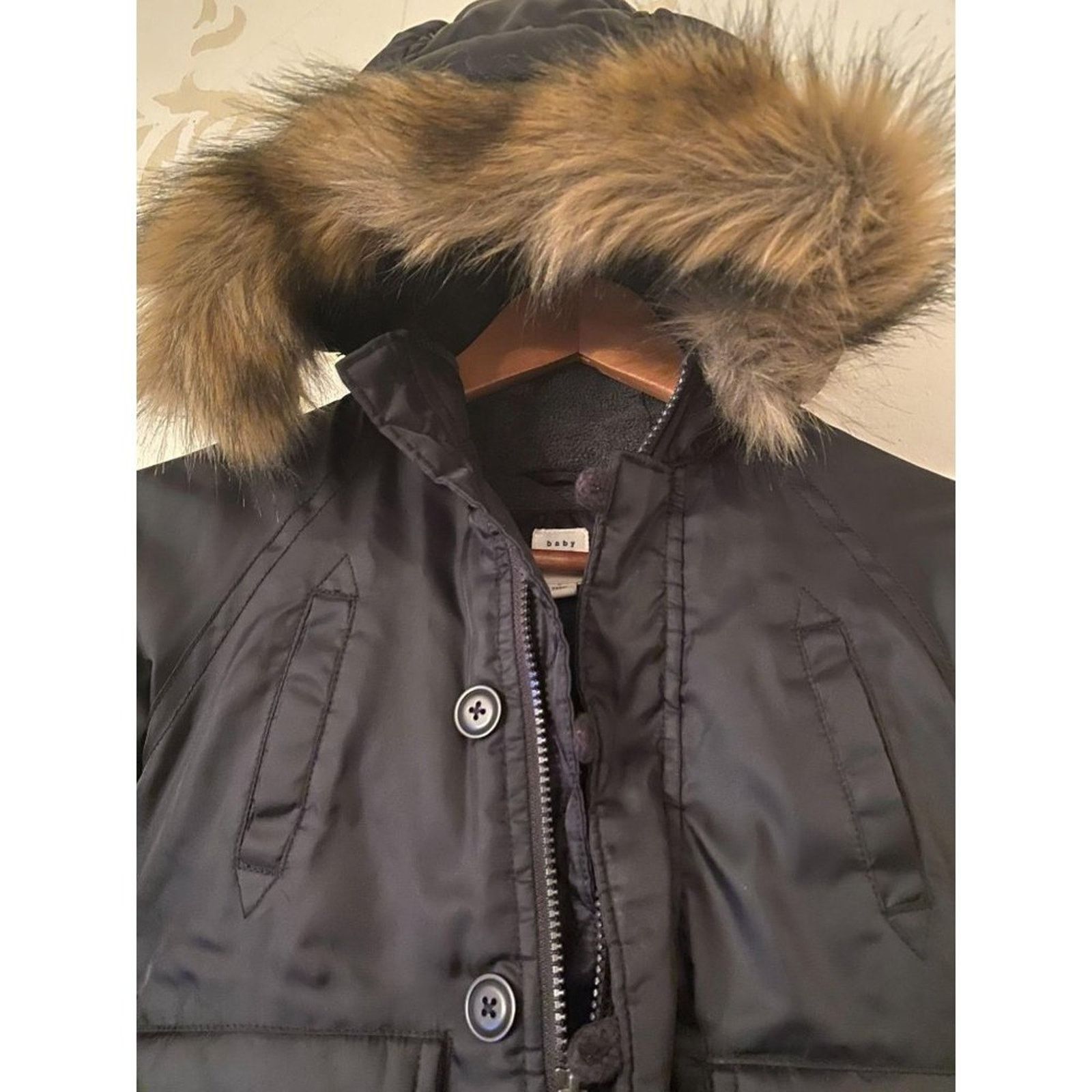 Gap Baby Gap Boys Size 2T Black Goose Down Jacket Size XXS / US 00 / IT 34 - 2 Thumbnail