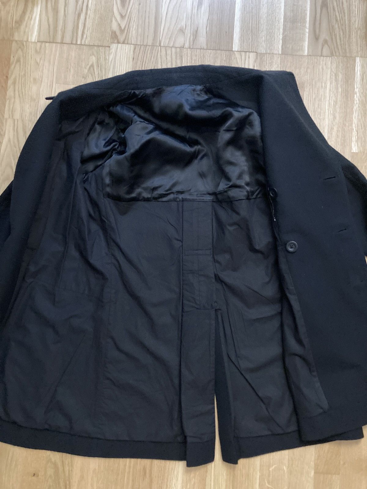 Rick Owens FW 16 "MASTODON" Double-Breasted JMF Wool Peacoat Rick Owens Size US M / EU 48-50 / 2 - 15 Thumbnail