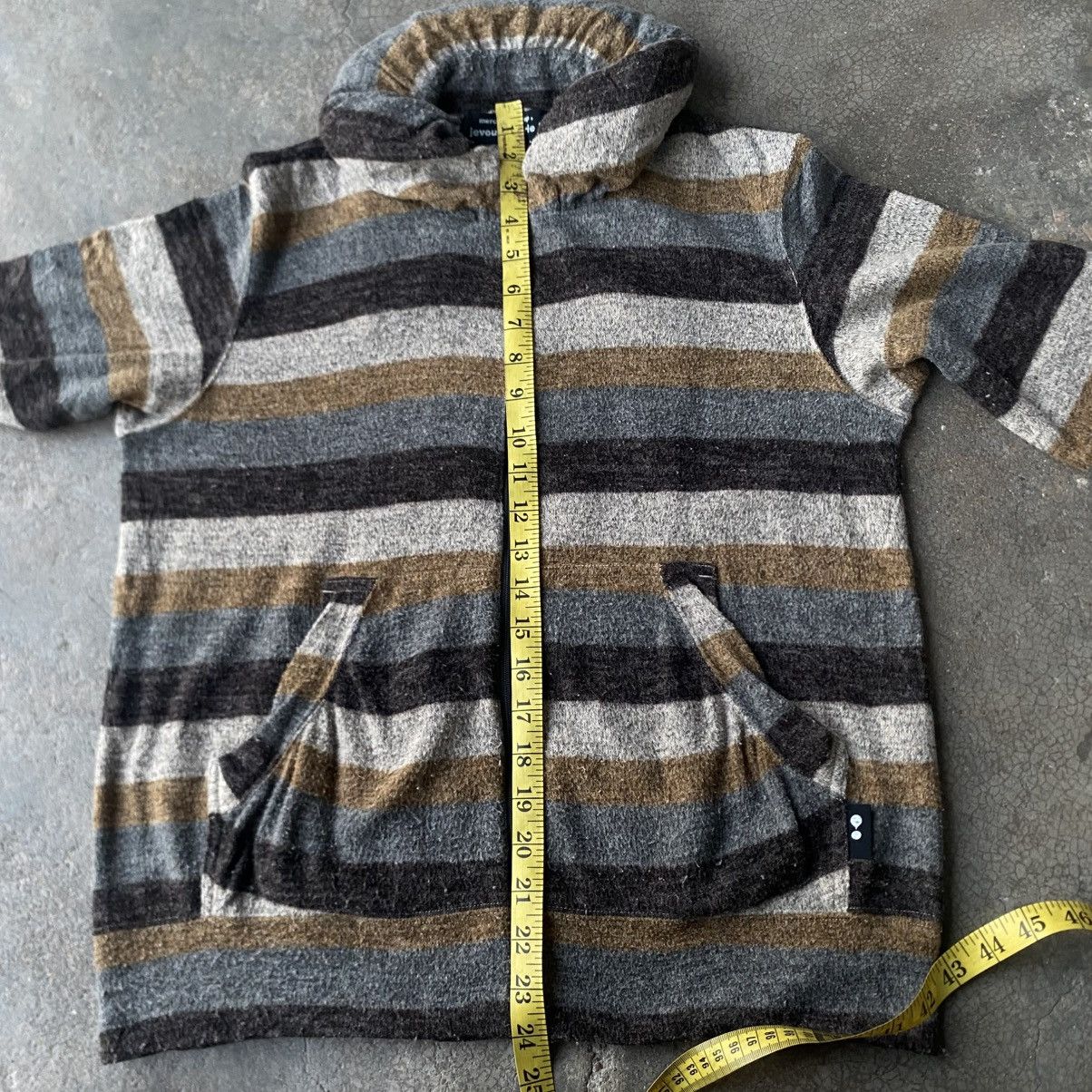 Issey Miyake Issey Miyake Mercibeaucoup Striped Zip Hoodie Jacket Size S / US 4 / IT 40 - 22 Thumbnail