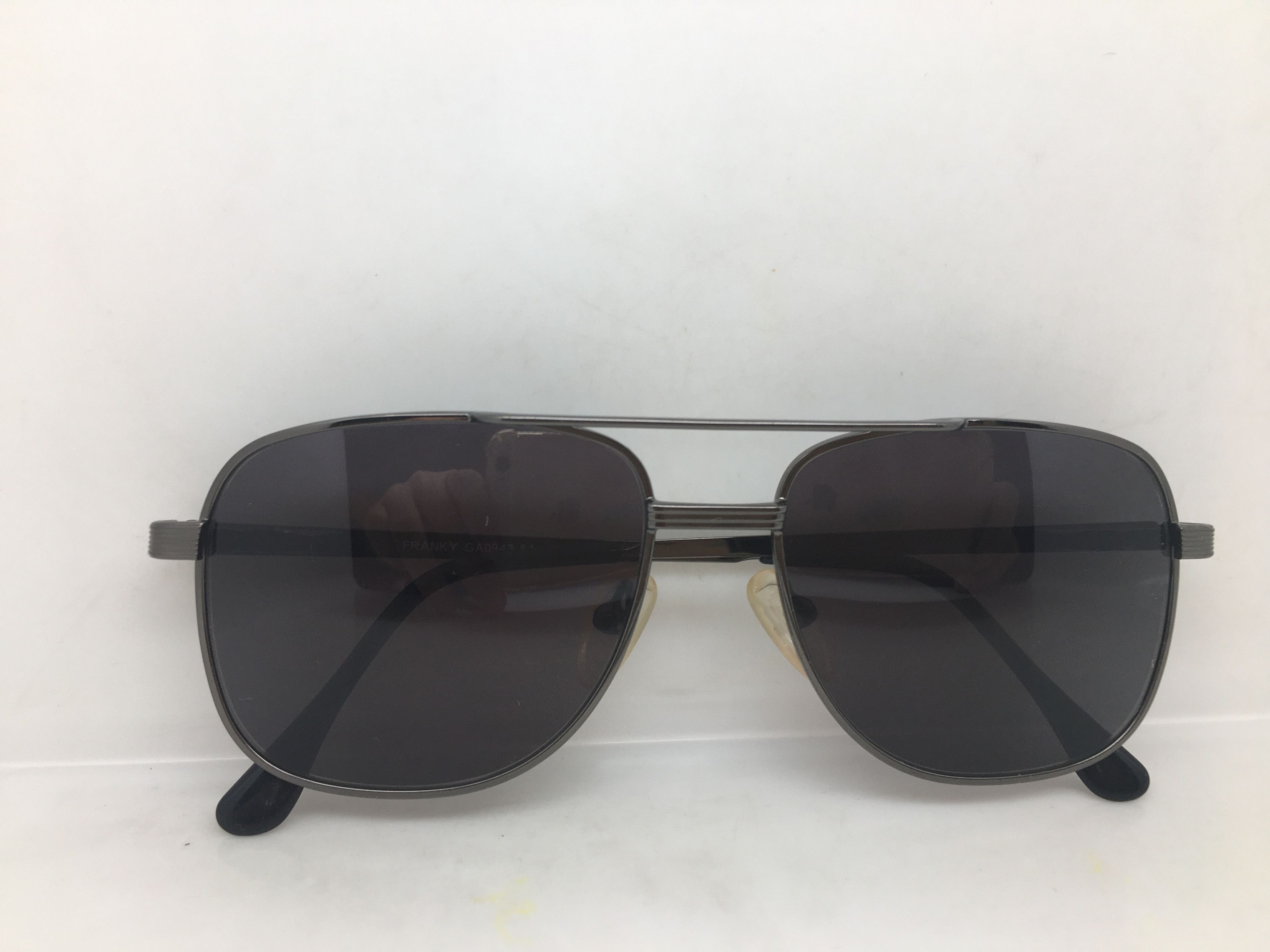 Other Franky Gray Silver Aviator Sunglasses Frame Pilot Size ONE SIZE - 7 Thumbnail