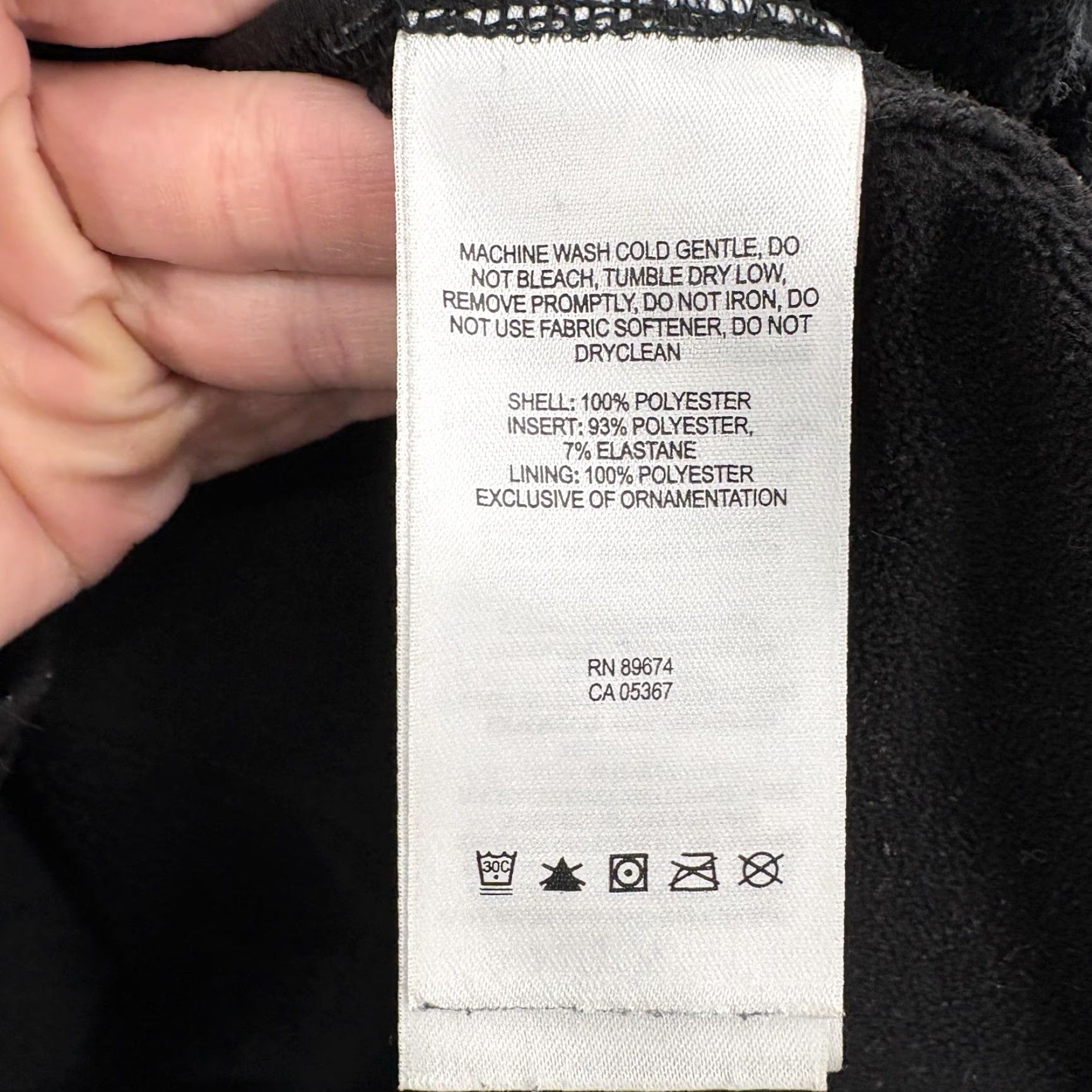Mountain Hardwear VINTAGE Mountain Hardwear Womens XL Pyxis Tech Jacket Black Plush Zip Fleece Camp Trail Size XL / US 12-14 / IT 48-50 - 4 Thumbnail