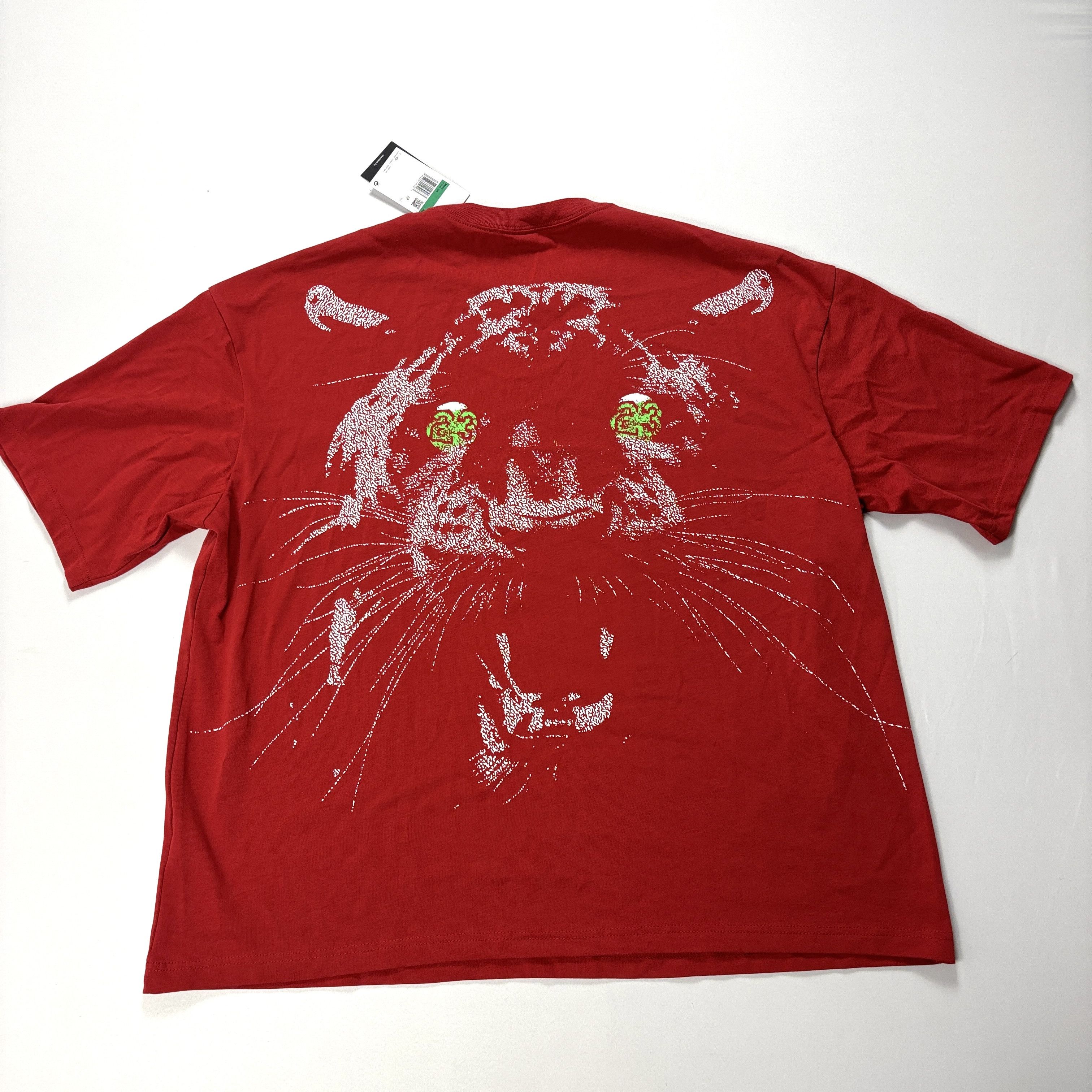 Jordan Brand Jordan Mens Oversized 23 Black Cat Shirt Red Sz XL NWT Size US XL / EU 56 / 4 - 1 Thumbnail