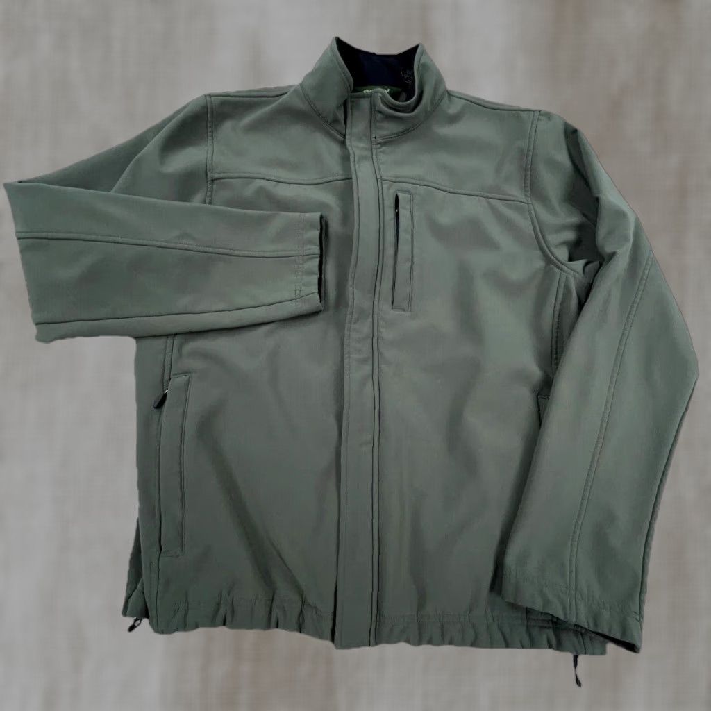 Eddie Bauer Eddie Bauer Jacket Men Medium Green Soft Shell Field Gear Fleece Lined Olive Size US M / EU 48-50 / 2 - 1 Thumbnail