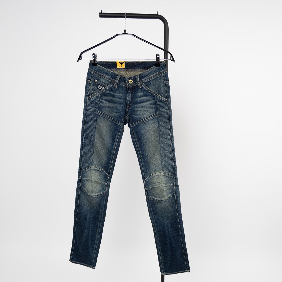 G-Star G-Star RAW Elva Tapered Wmns Jeans NWT Dark Wash Biker Style Size 26" / US 2 / IT 38 - 1 Thumbnail