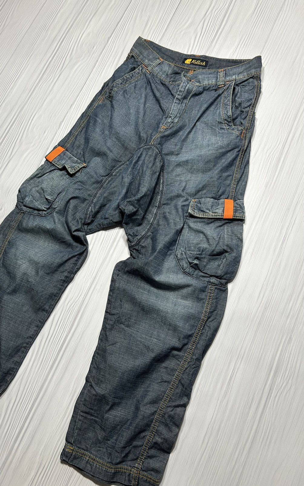Miss Sixty VTG! Rare! Y2K Killah Miss Sixty Drop Crotch Denim Pants 29 Size 29" - 3 Thumbnail
