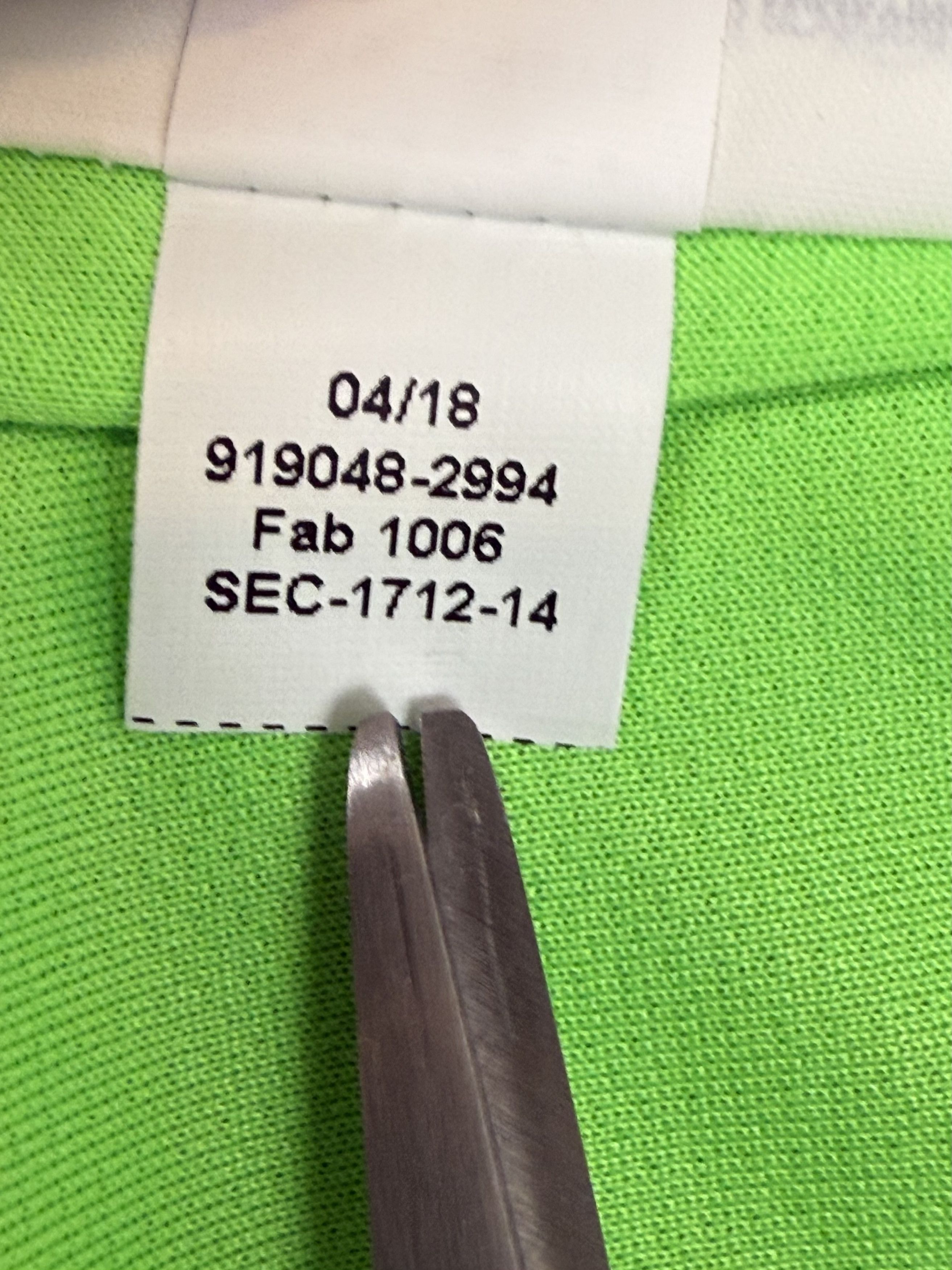 Adidas Chelsea 2018/2019 Nike Football Goalkeeper Soccer Jersey Size US XL / EU 56 / 4 - 11 Thumbnail