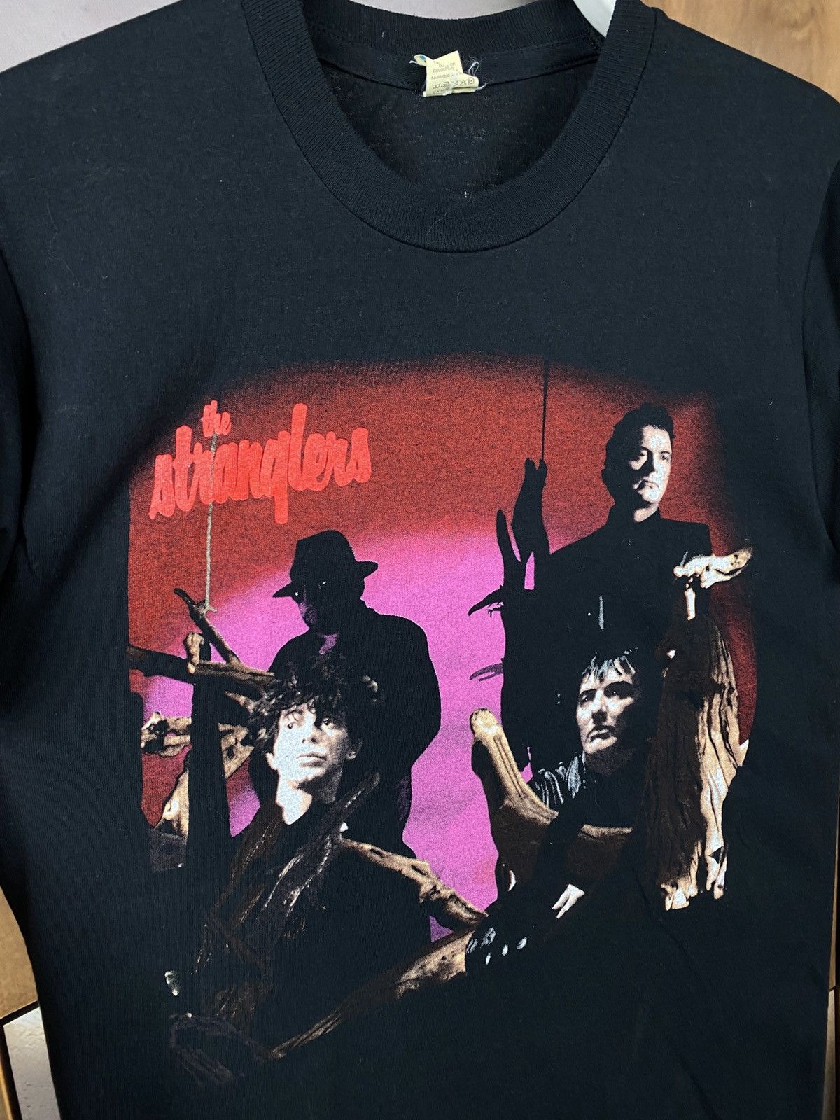 Band Tees 🎸Vintage 80s T-Shirt The Stranglers British Punk Rock Tee🎸 Size US L / EU 52-54 / 3 - 2 Thumbnail