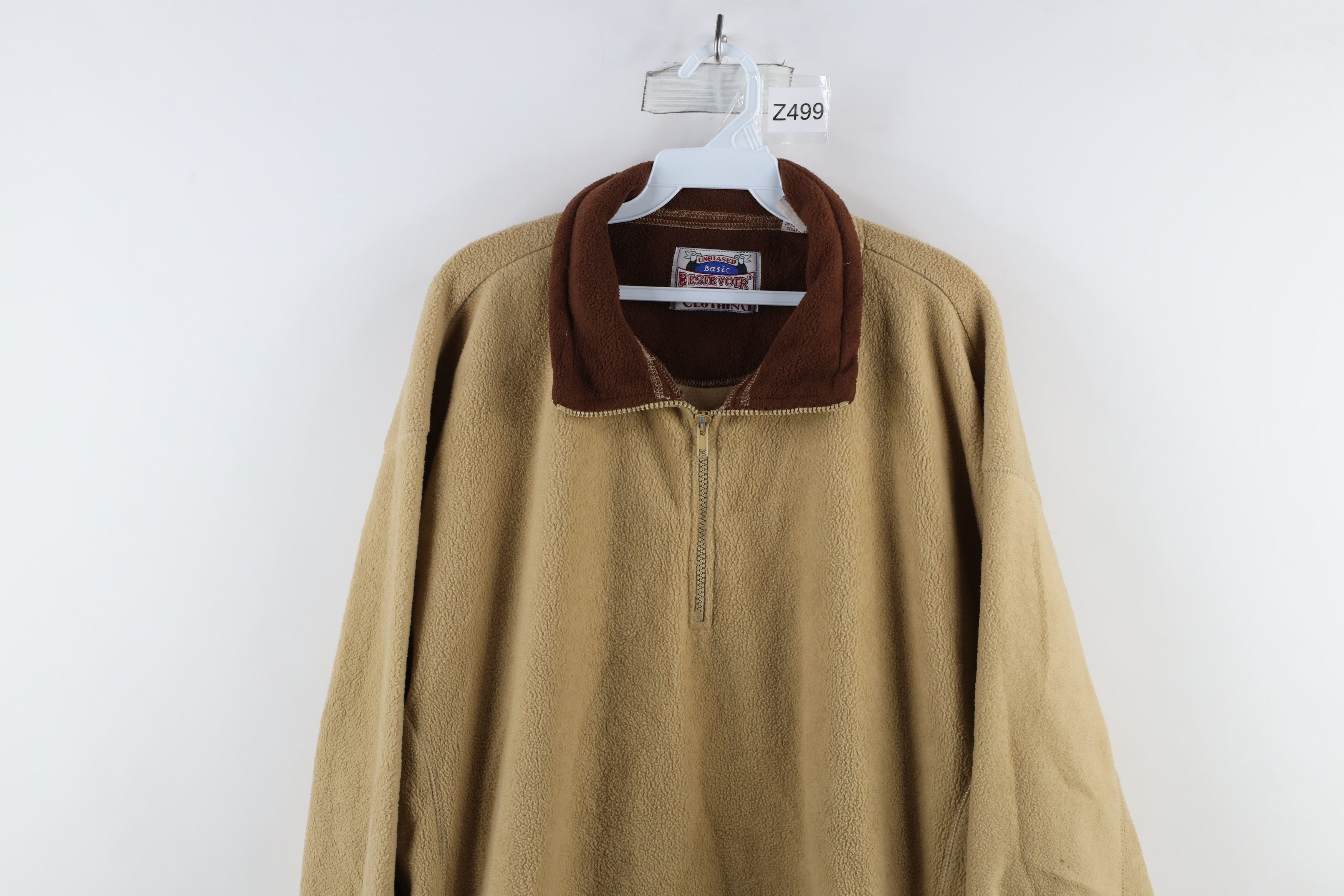 Vintage Vintage 90s Streetwear Fit Half Zip Fleece Pullover Sweater Size US XL / EU 56 / 4 - 2 Thumbnail
