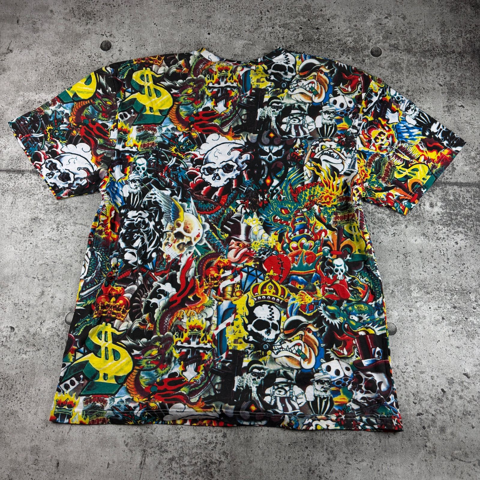 Vintage Vintage Y2K All Over Print Shirt Size XL Gama AOP 24x30 Size US XL / EU 56 / 4 - 5 Thumbnail