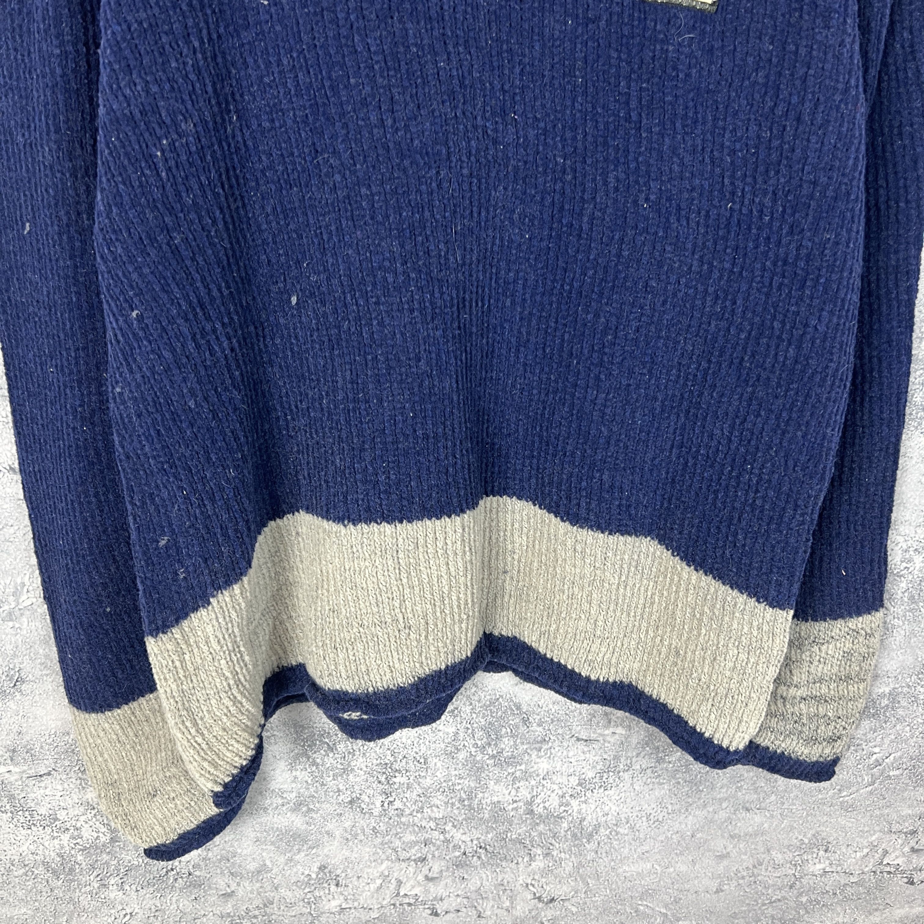 Iceberg Iceberg Jeans Sweater Men's Size XL Blue Long Sleeve Size US XL / EU 56 / 4 - 3 Thumbnail