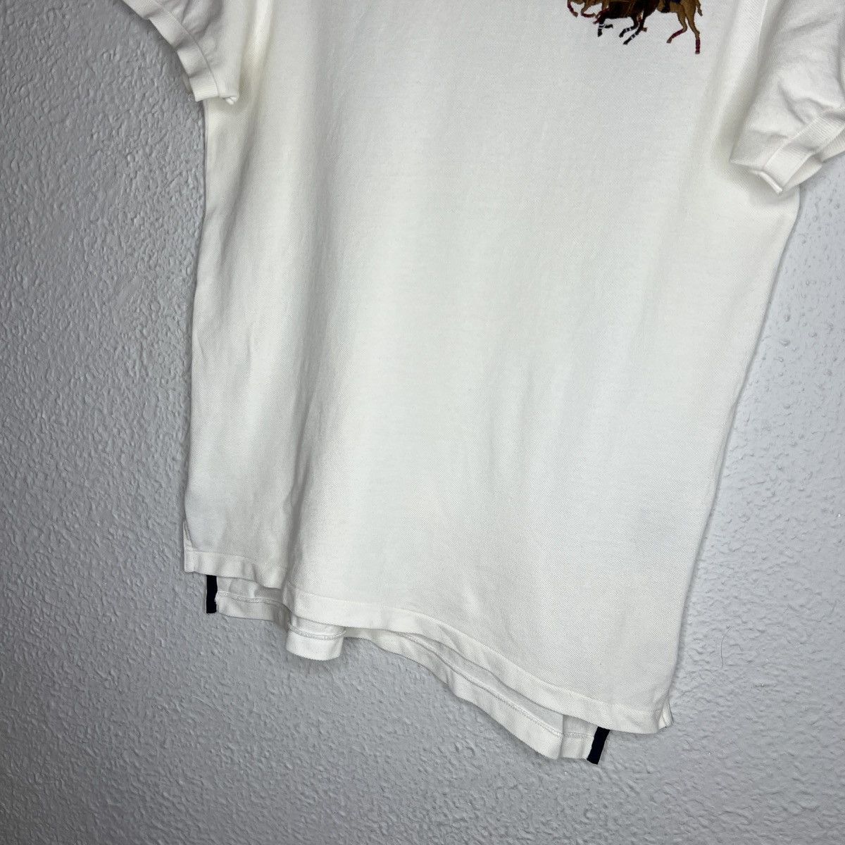 Polo Ralph Lauren × Ralph Lauren × Vintage Polo Ralph Lauren 3 Chief Keef Style Polo Shirt Double Pony Size US M / EU 48-50 / 2 - 2 Thumbnail