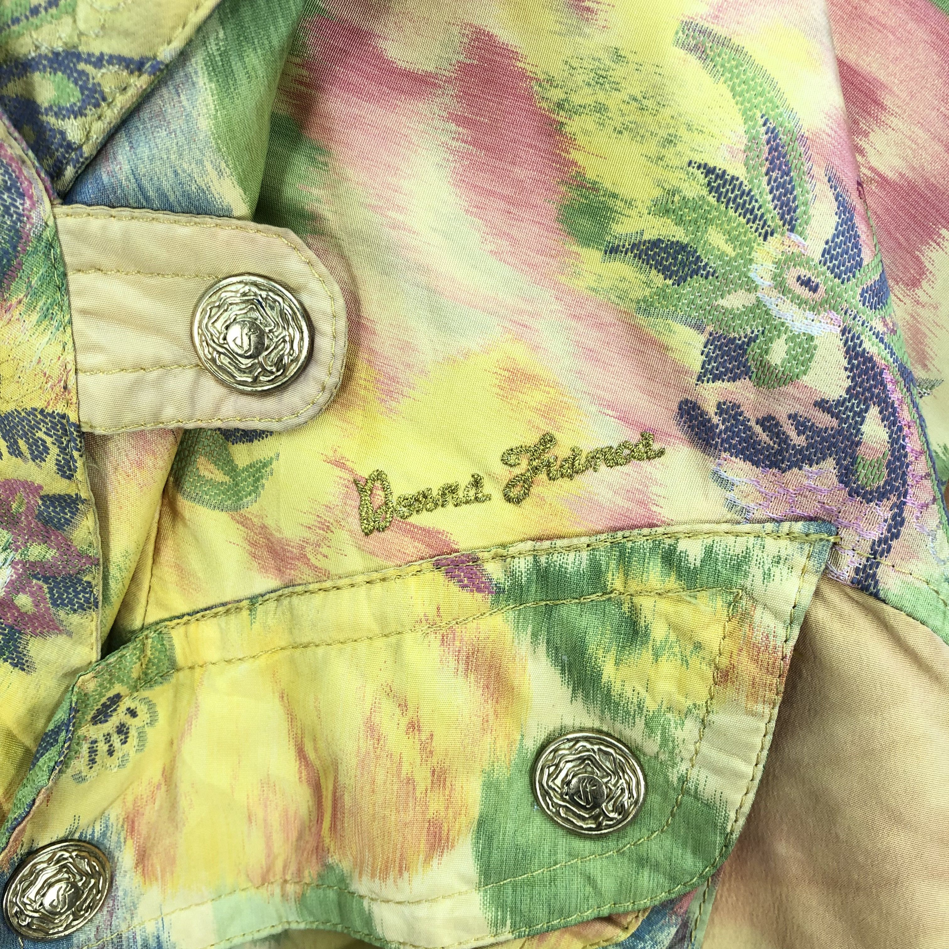 Japanese Brand × Vintage Vintage 90s In Full Flower Donna Franca Puffer Ski Jackets Size US L / EU 52-54 / 3 - 6 Thumbnail