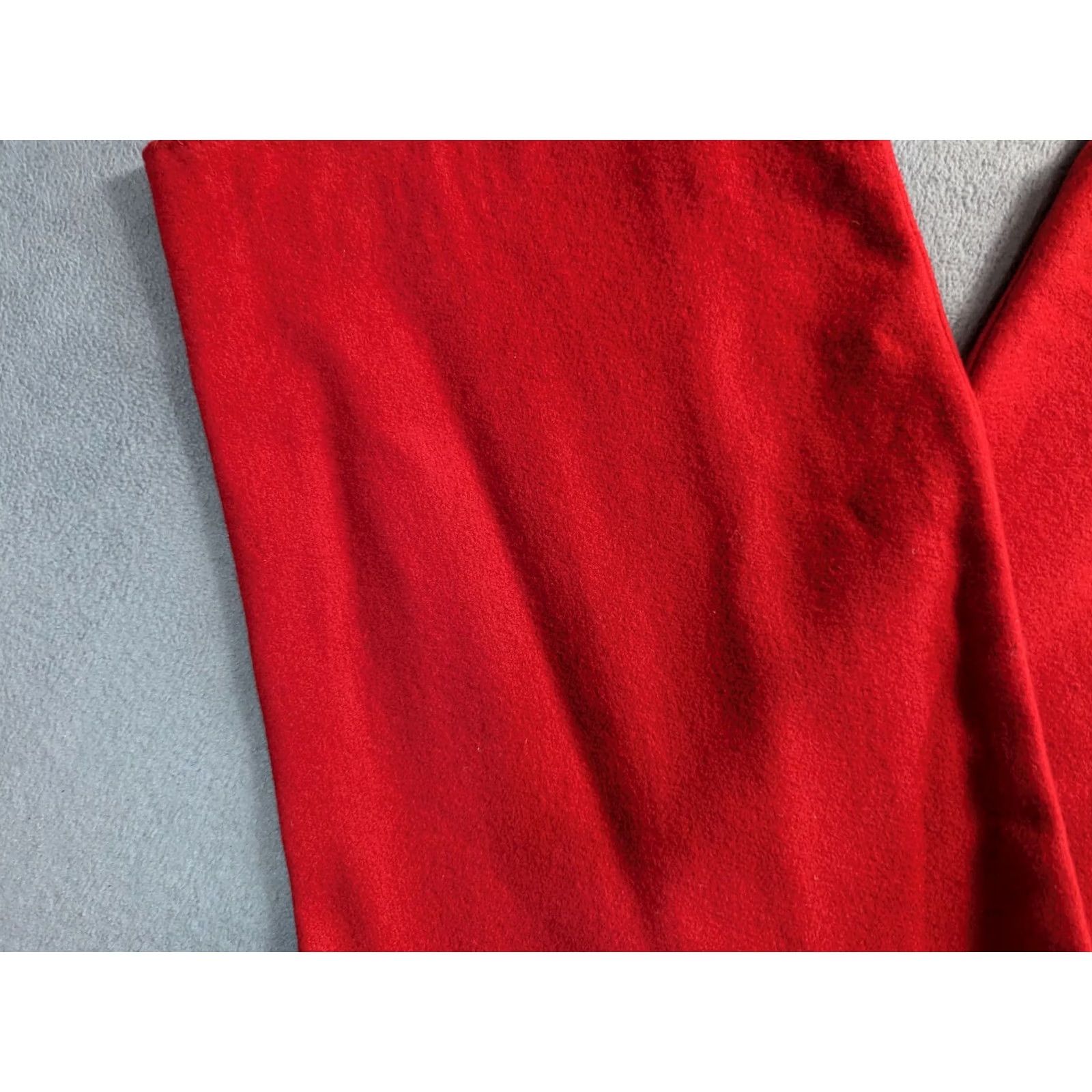 Vintage Sonia Rykiel Wool Pants US 10 Red Dress Pants Women 10 Wool Size 32" / US 10 / IT 46 - 6 Thumbnail