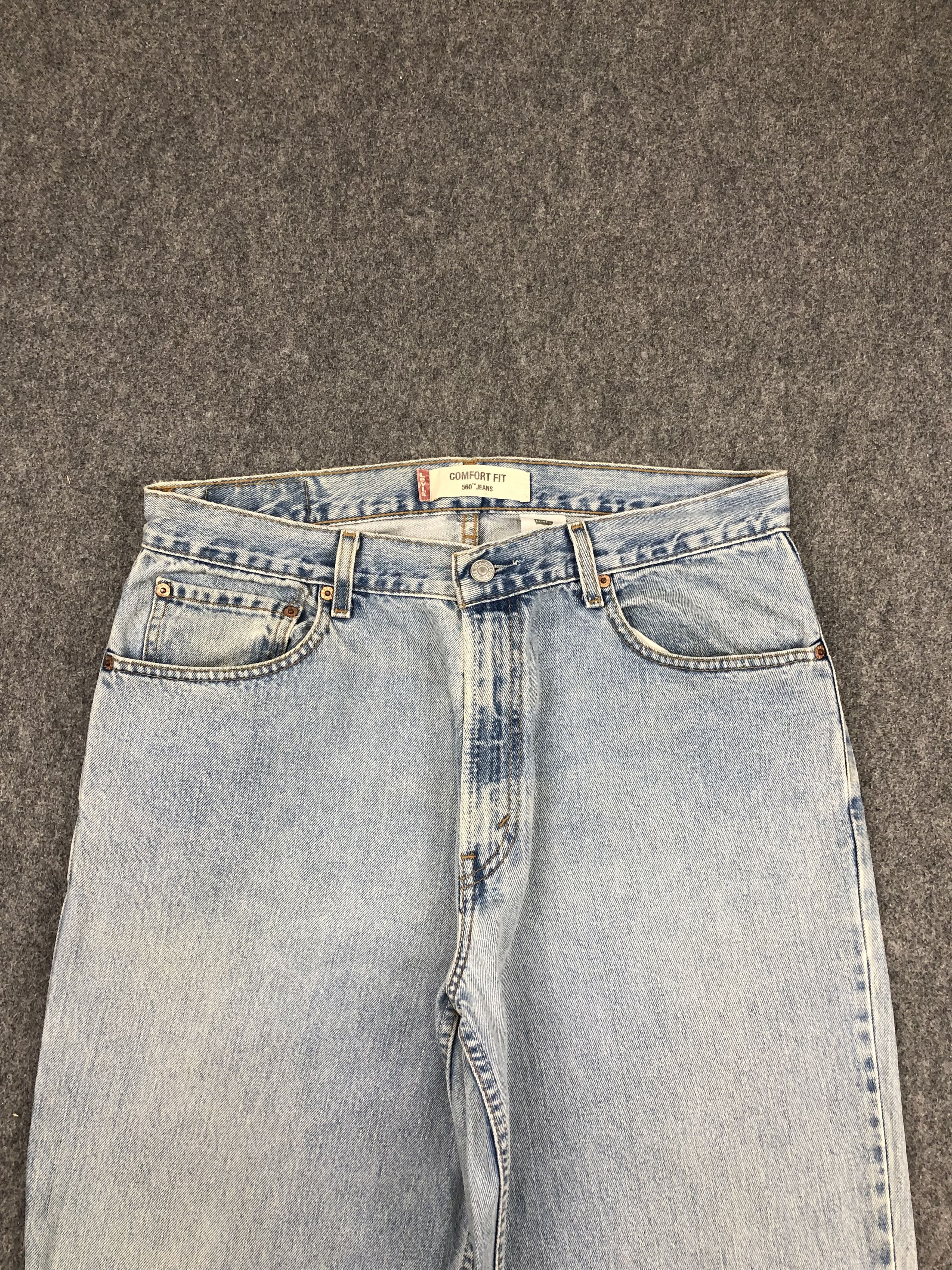 Levi's Vintage Levis 550 Light Washed Jeans DPP0241 Size US 36 / EU 52 - 2 Thumbnail