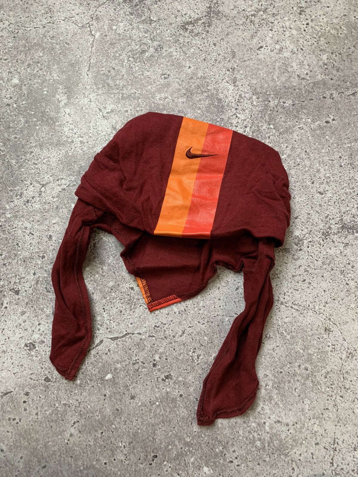 Nike Y2K Nike Du Rag Mini Swoosh Bandana Hat Size ONE SIZE - 1 Thumbnail