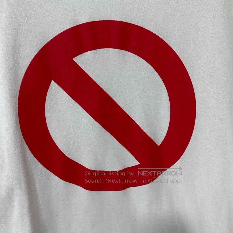 Balenciaga Balenciaga Joint Prohibited Passage Crack Printed Short Sl Size US L / EU 52-54 / 3 - 3 Thumbnail